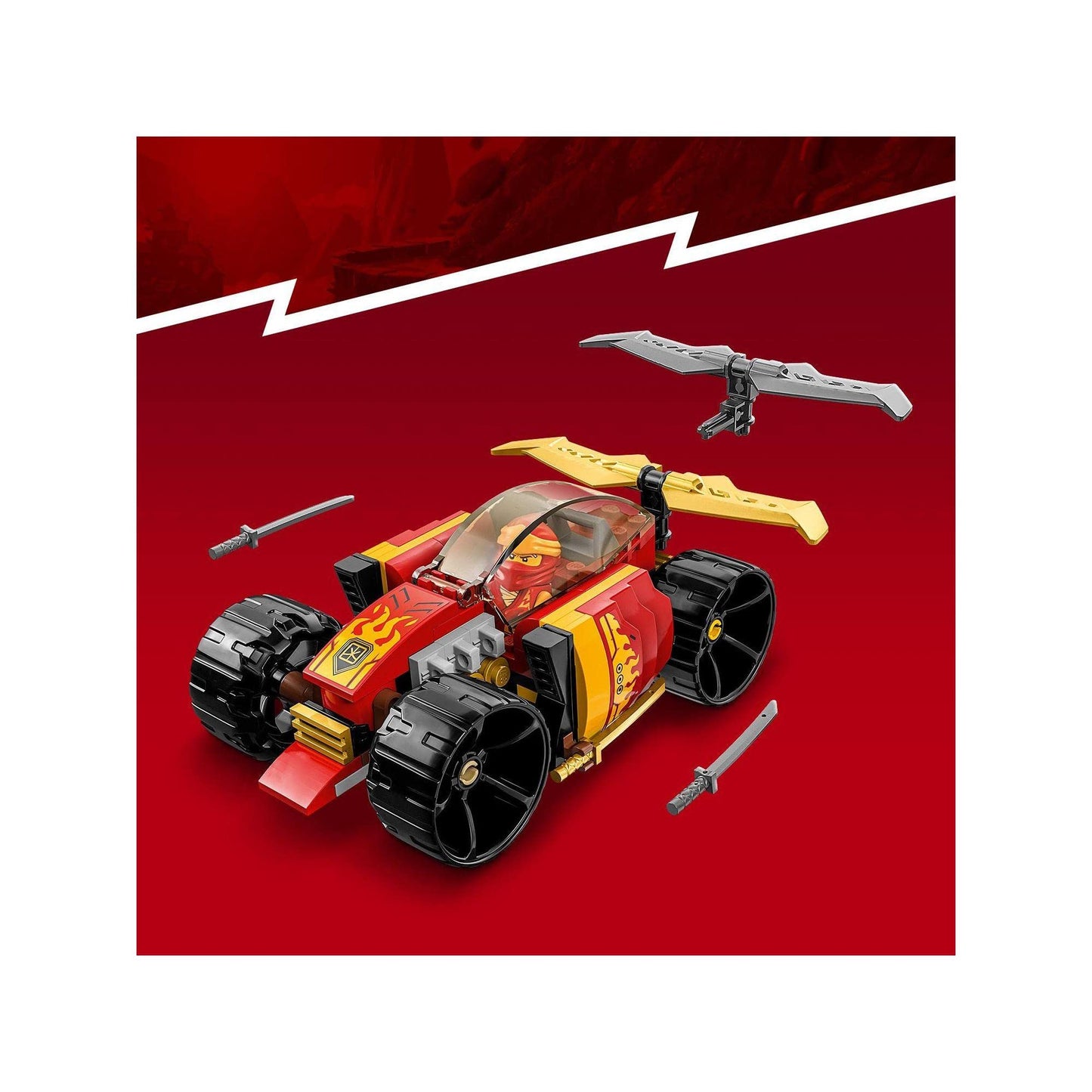 LEGO® NINJAGO® Kai’s Ninja Race Car EVO 71780 Building Toy Amazon