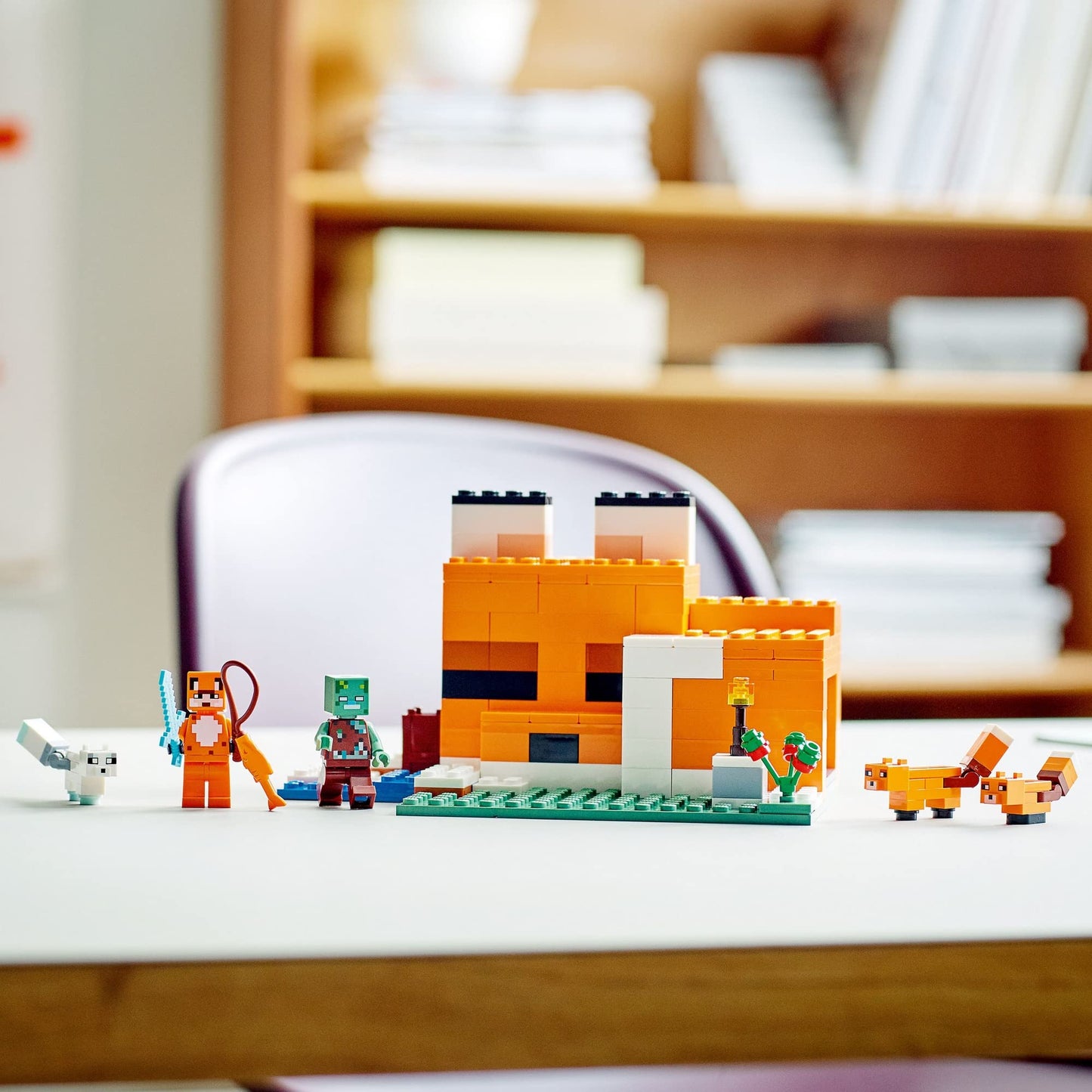 LEGO Minecraft The Fox Lodge 21178 Building Kit and Toy House Amazon
