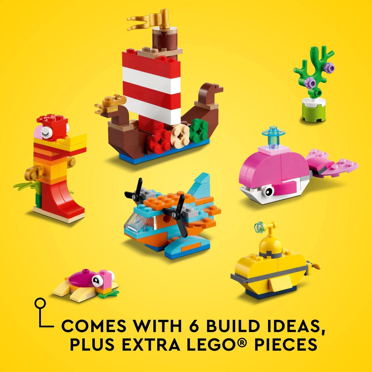 LEGO® Classic Creative Ocean Fun 11018 Building Kit Amazon