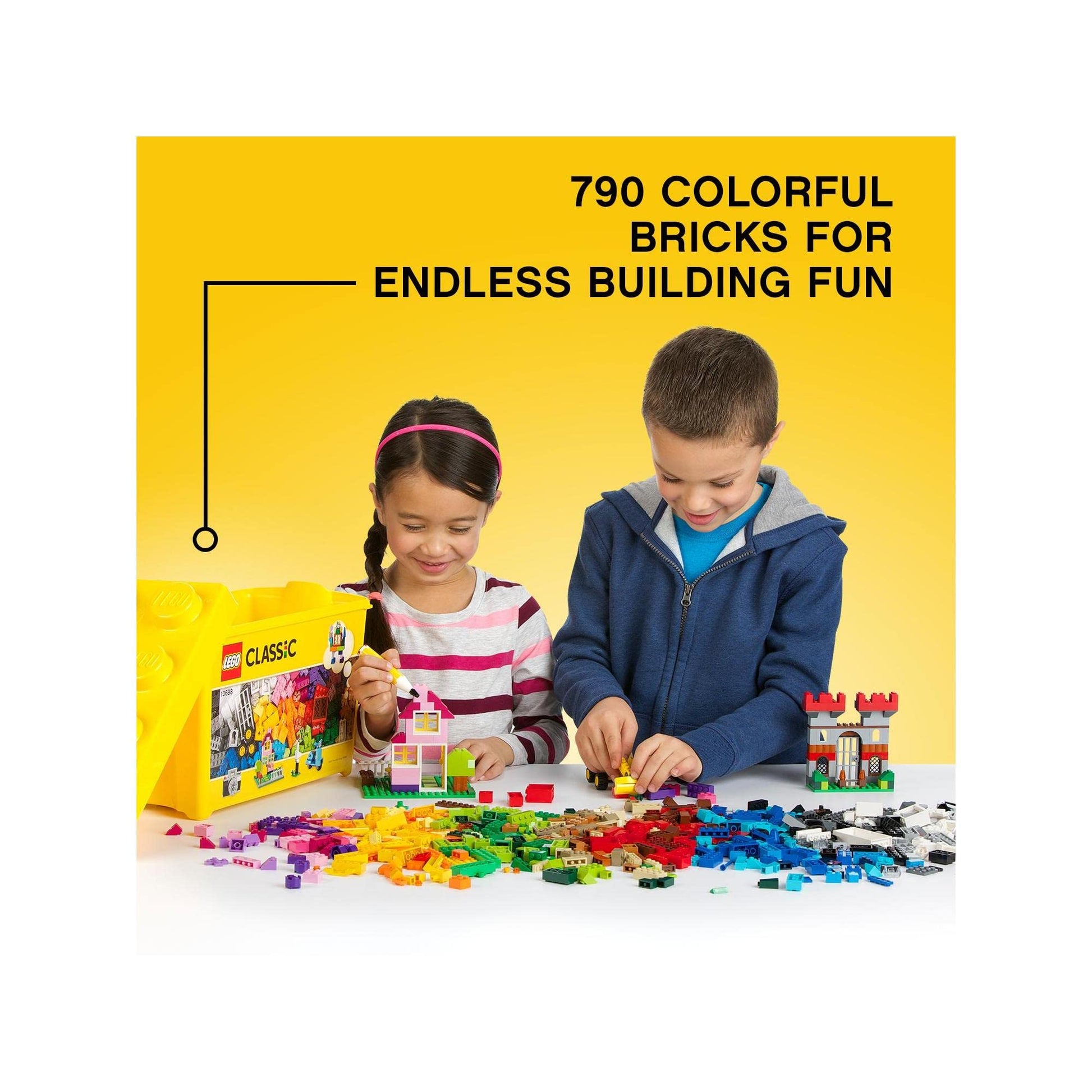 LEGO Classic Large Creative Brick Box 10698 Playset Toy Amazon