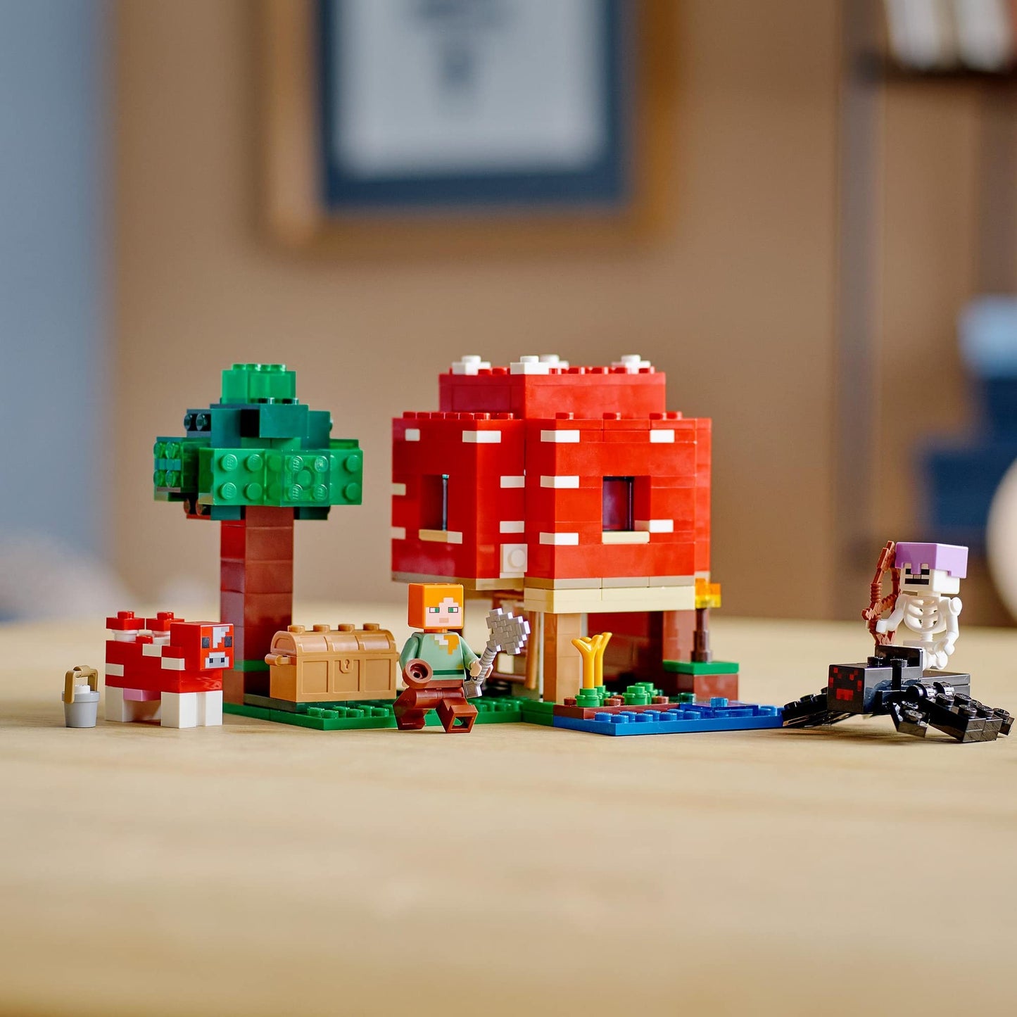 LEGO Minecraft The Mushroom House 21179 Building Kit Amazon