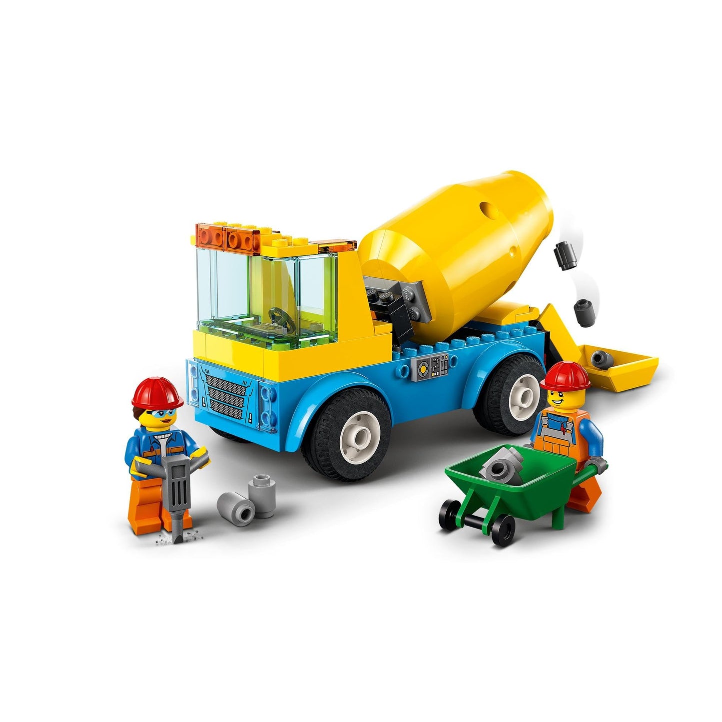 LEGO 60325 City Great Vehicles Cement Mixer Truck Toy Amazon