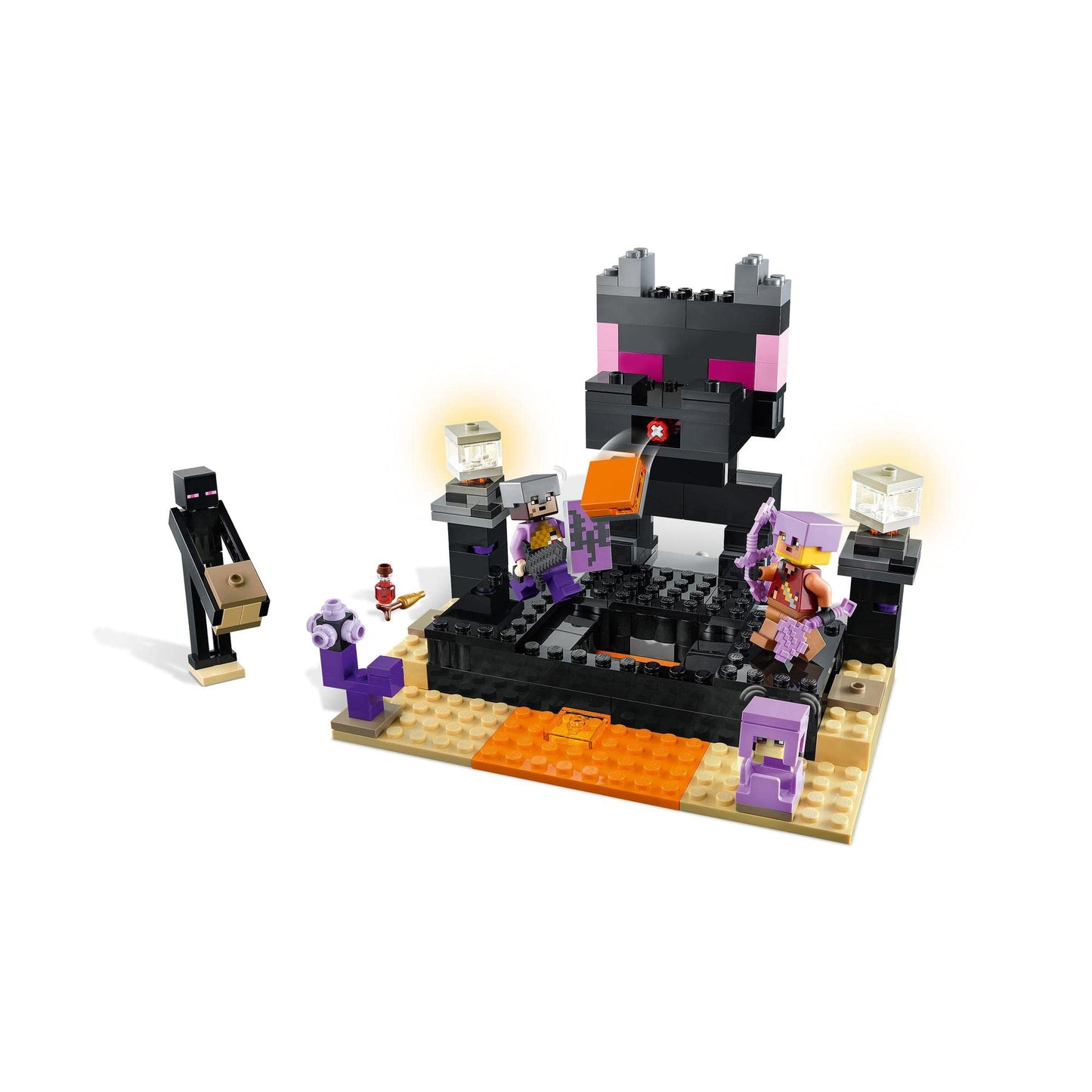 LEGO Minecraft The End Arena 21242 Bnuilding Toy Amazon