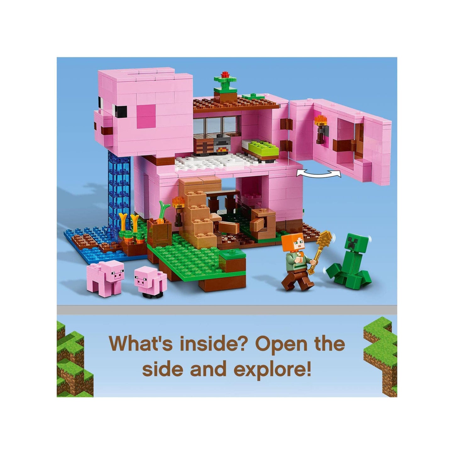LEGO Minecraft The Pig House 21170 Brick Island