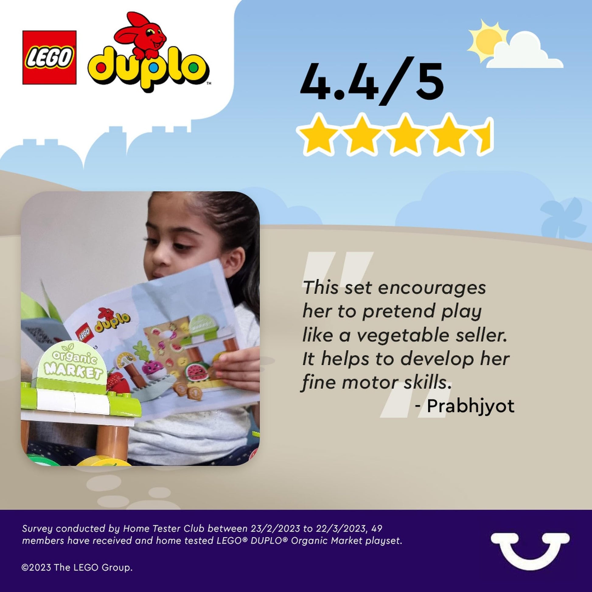 LEGO® DUPLO® My First Organic Market 10983 Building Toy Amazon