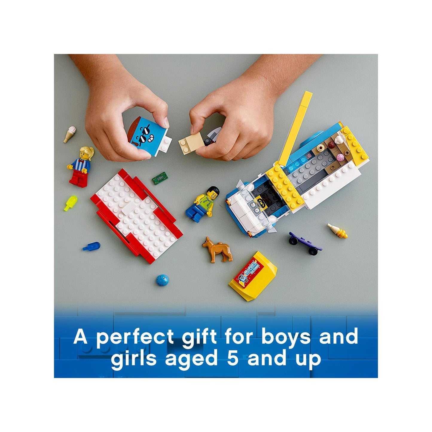LEGO City Ice-Cream Truck 60253, Cool Building Set for Kids Amazon