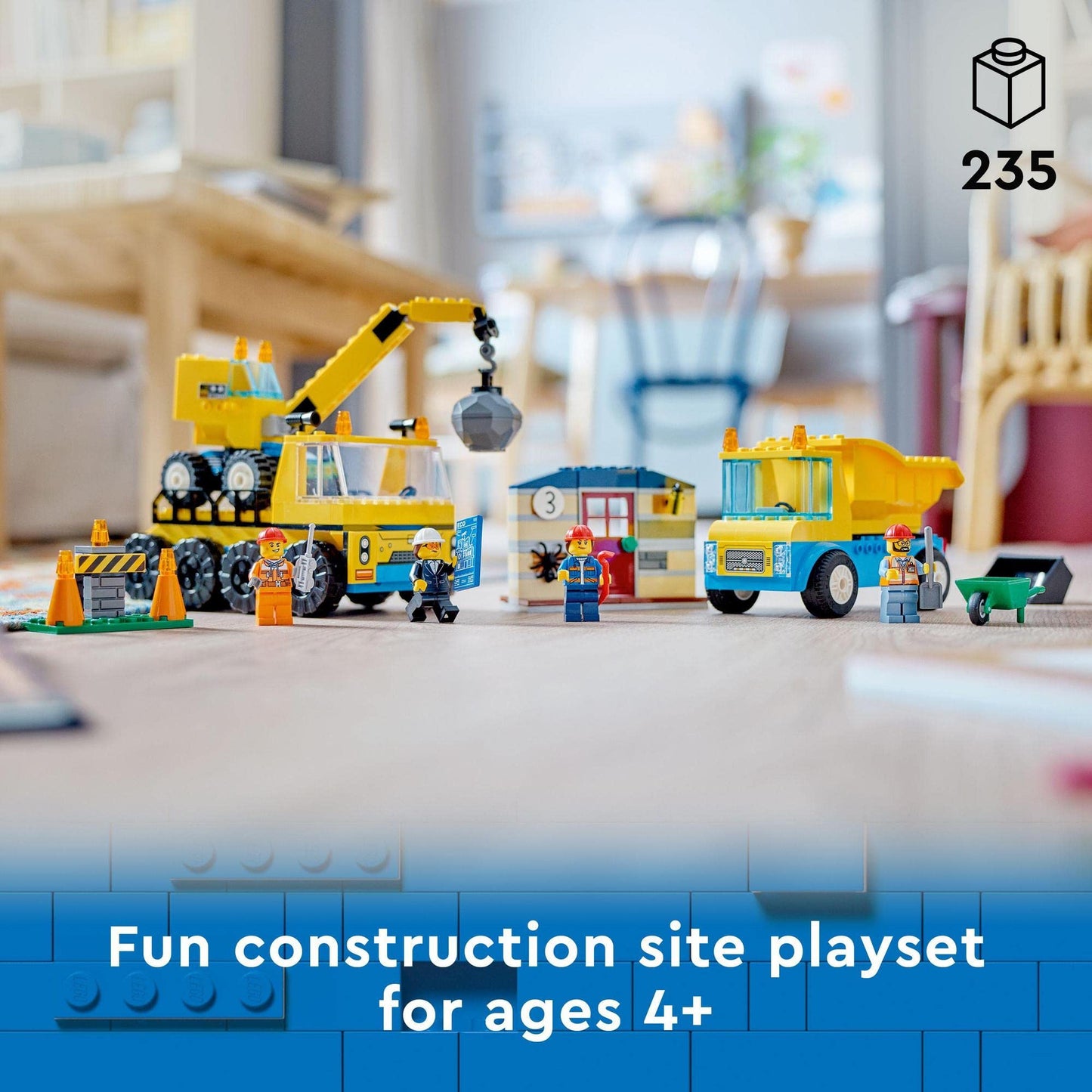 LEGO® City Construction Trucks and Wrecking Ball Crane 60391