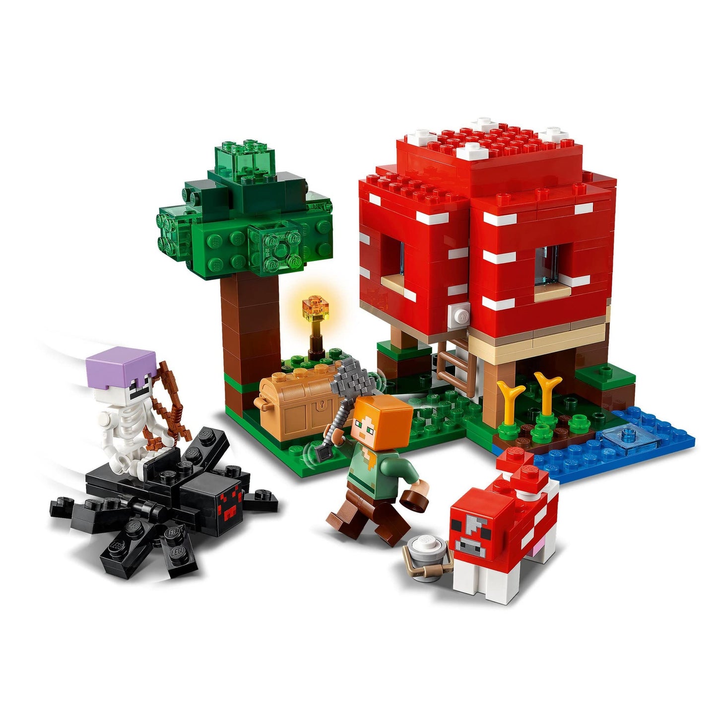 LEGO Minecraft The Mushroom House 21179 Building Kit Amazon