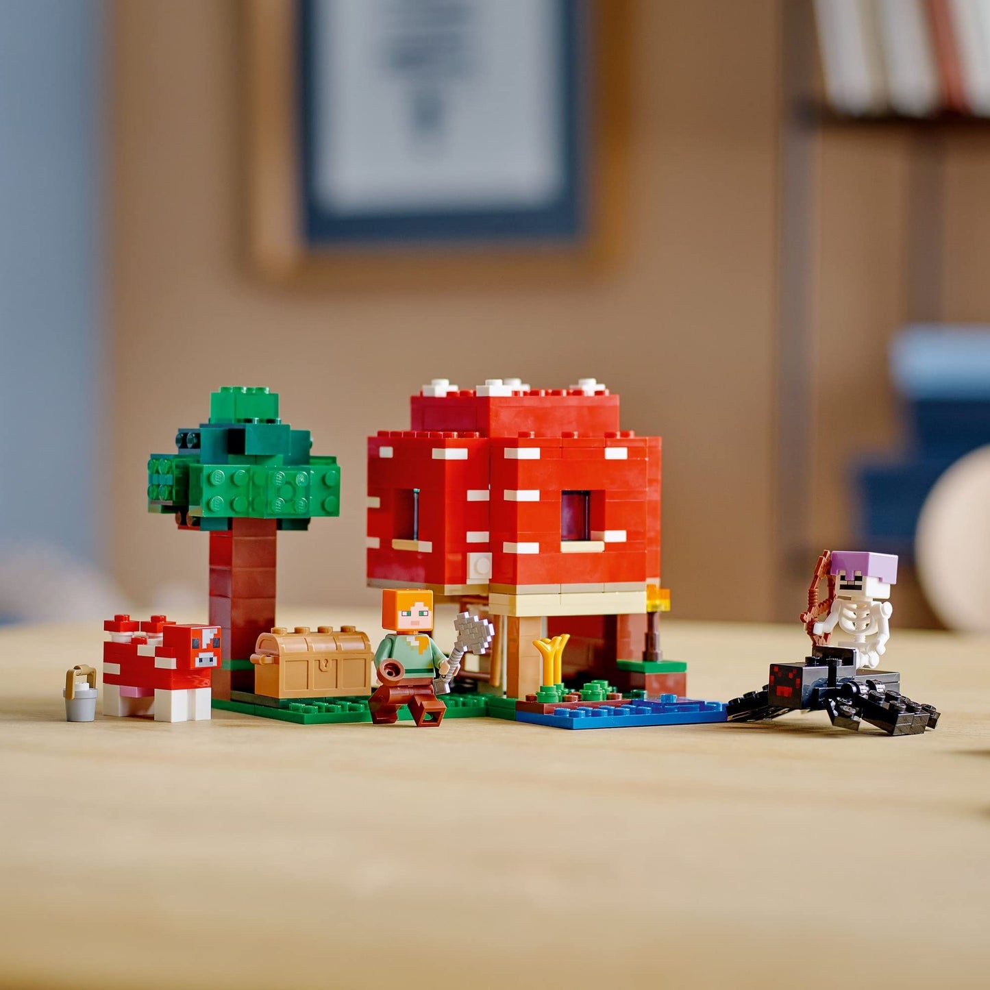LEGO Minecraft The Mushroom House 21179 Building Kit Amazon