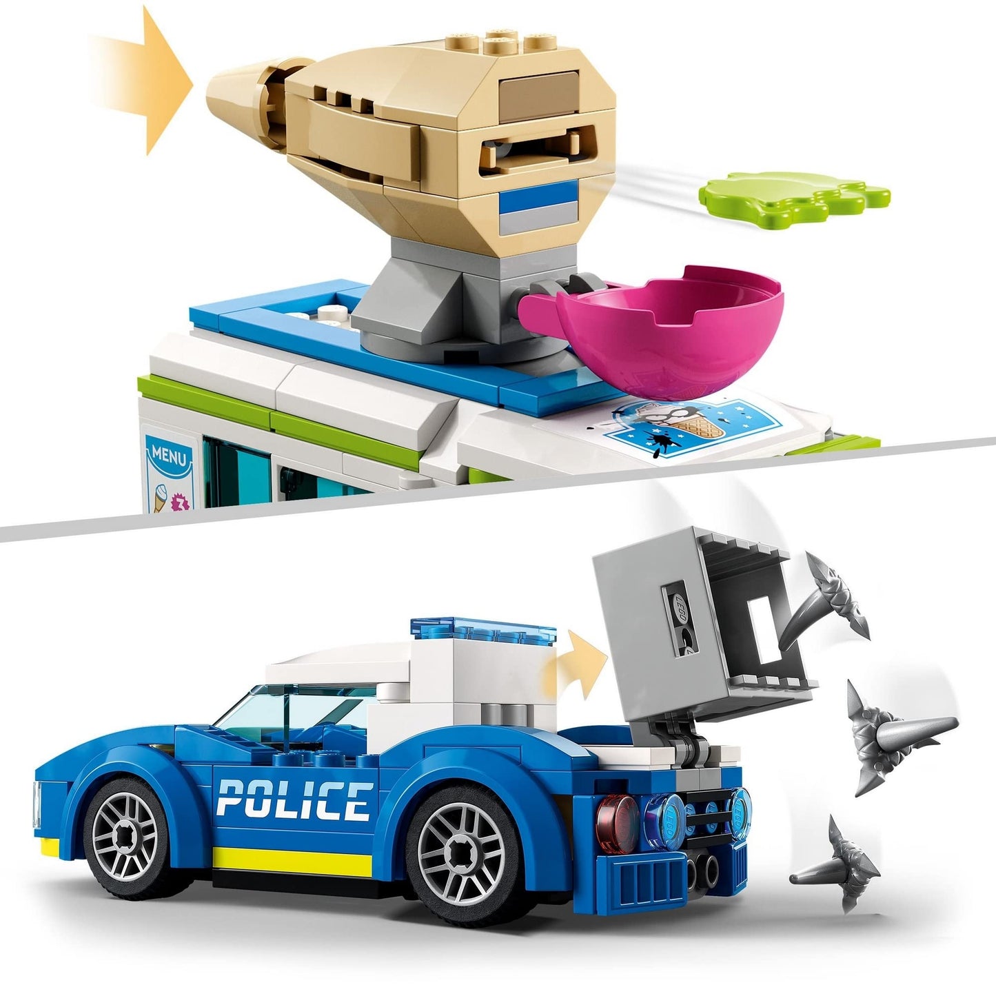 LEGO® City Ice Cream Van Police Chase 60314 Building Amazon