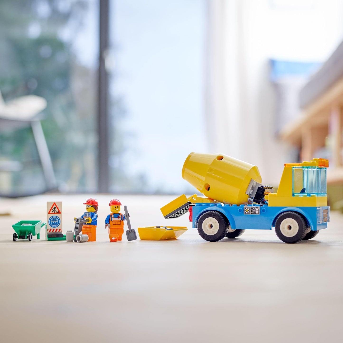 LEGO 60325 City Great Vehicles Cement Mixer Truck Toy Amazon