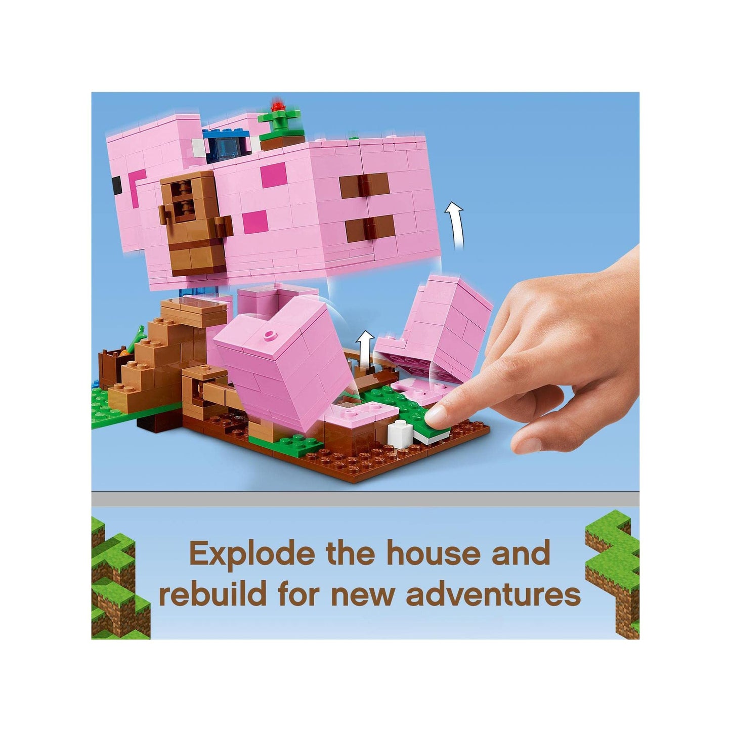 LEGO Minecraft The Pig House 21170 Brick Island