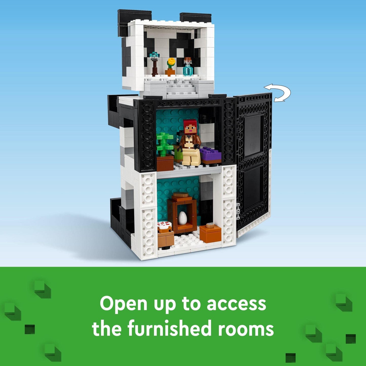 LEGO Minecraft The Panda Haven 21245 Amazon