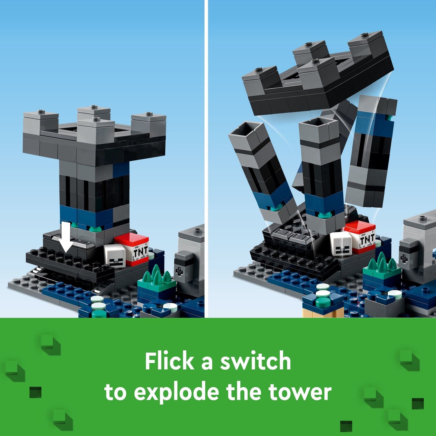 LEGO Minecraft The Deep Dark Battle 21246 Building Toy Amazon