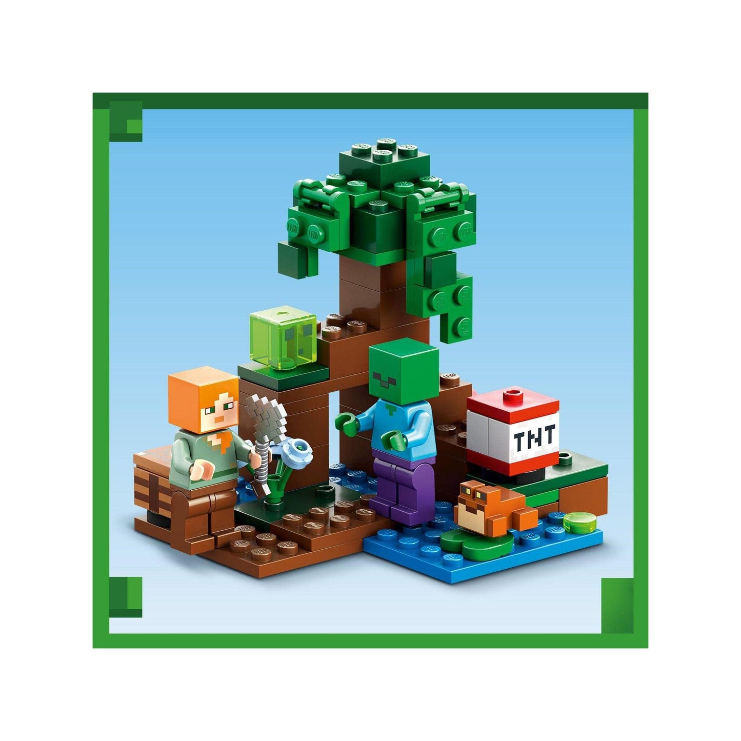 LEGO Minecraft The Swamp Adventure 21240 Building Toy Amazon