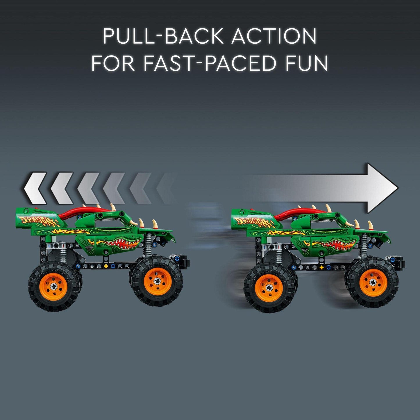LEGO Technic Monster Jam Dragon 42149 Building Toy Amazon
