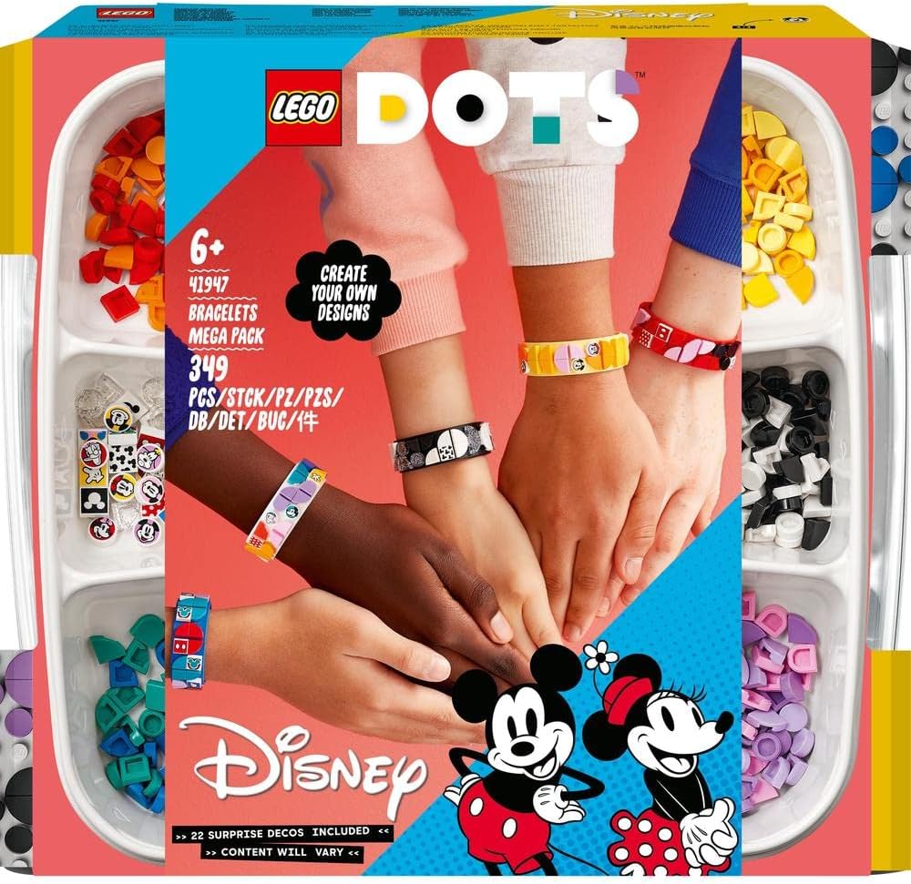 Lego Dots 41947 Mickey & Friends Bracelet, Multipack, Toy Amazon