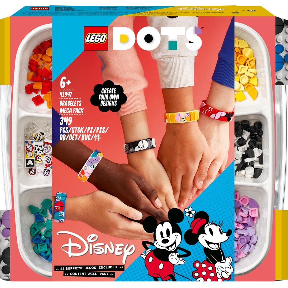 Lego Dots 41947 Mickey & Friends Bracelet, Multipack, Toy Amazon