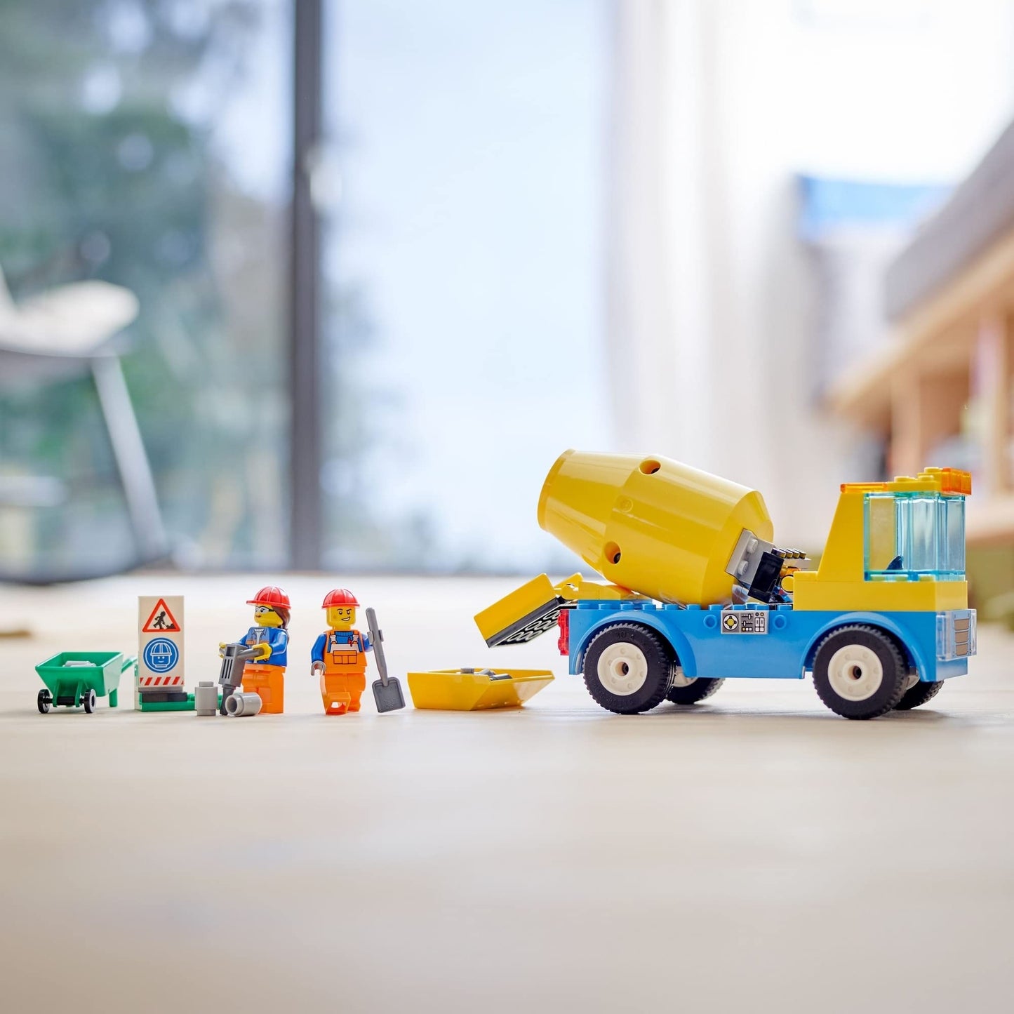 LEGO 60325 City Great Vehicles Cement Mixer Truck Toy Amazon