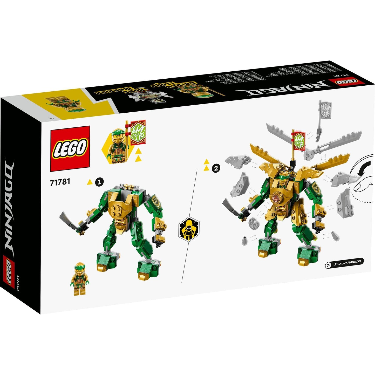 LEGO® NINJAGO® Lloyd’s Mech Battle EVO 71781 Building Toy Amazon