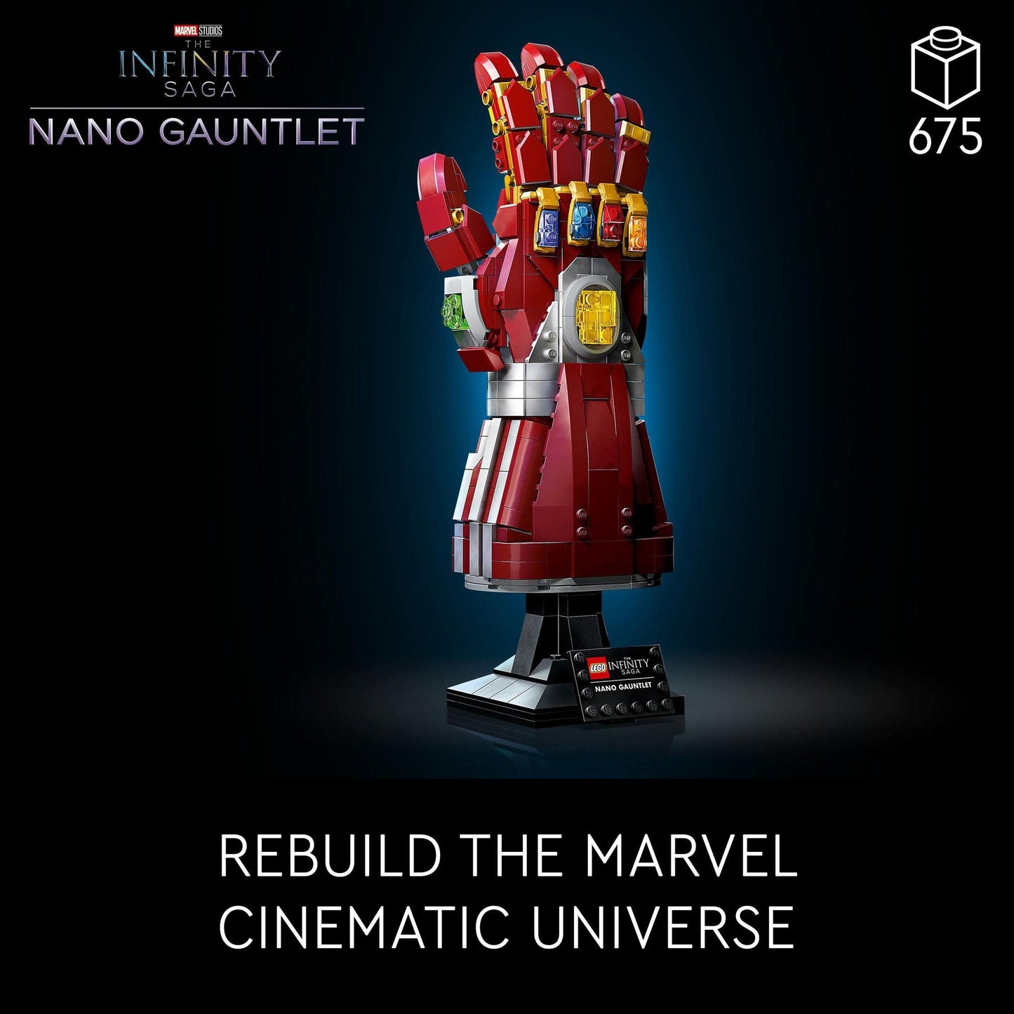 LEGO Super Heroes Marvel Nano Gauntlet 76223 Collectible Building Kit Brick Island
