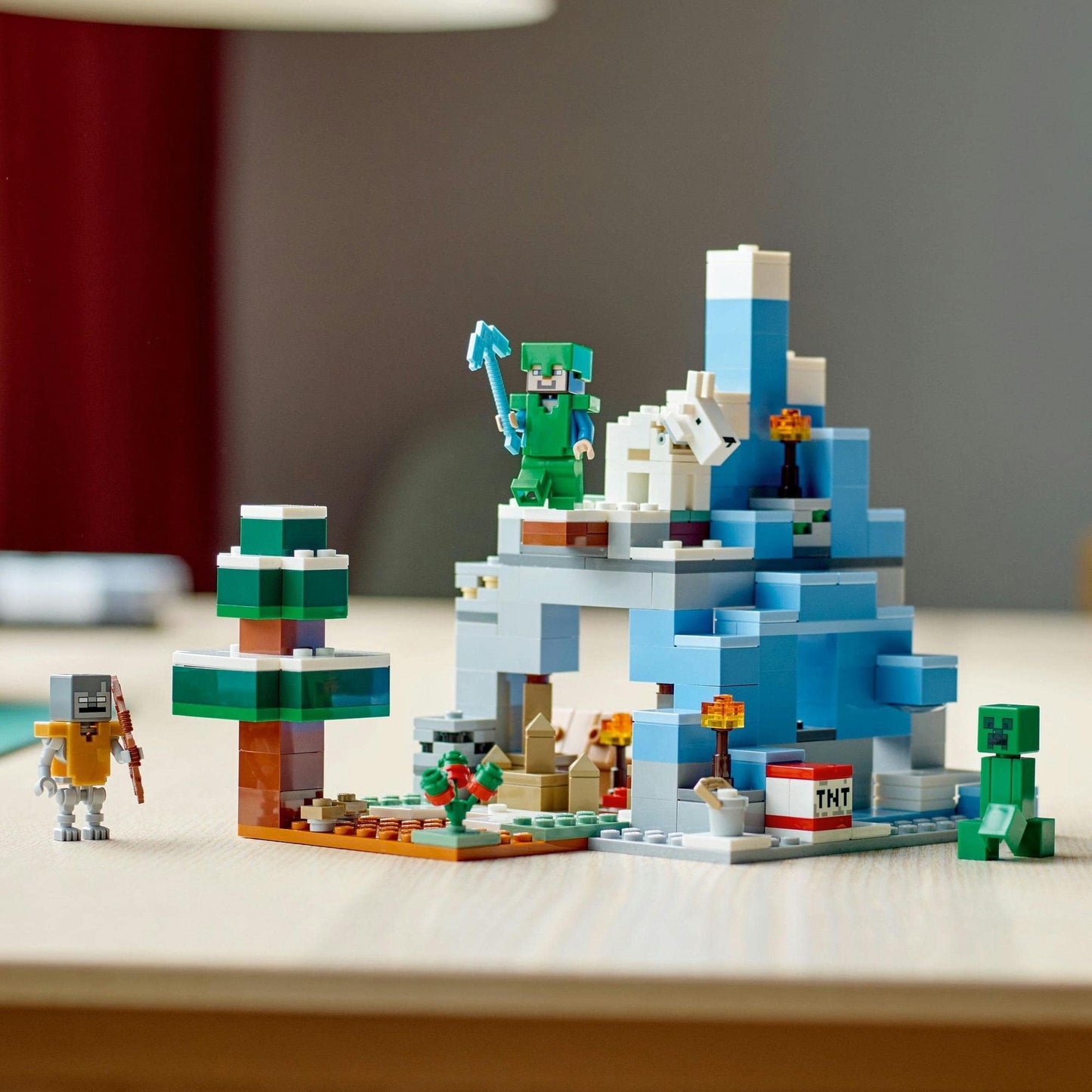 LEGO Minecraft The Frozen Peaks 21243 Building Toy Amazon