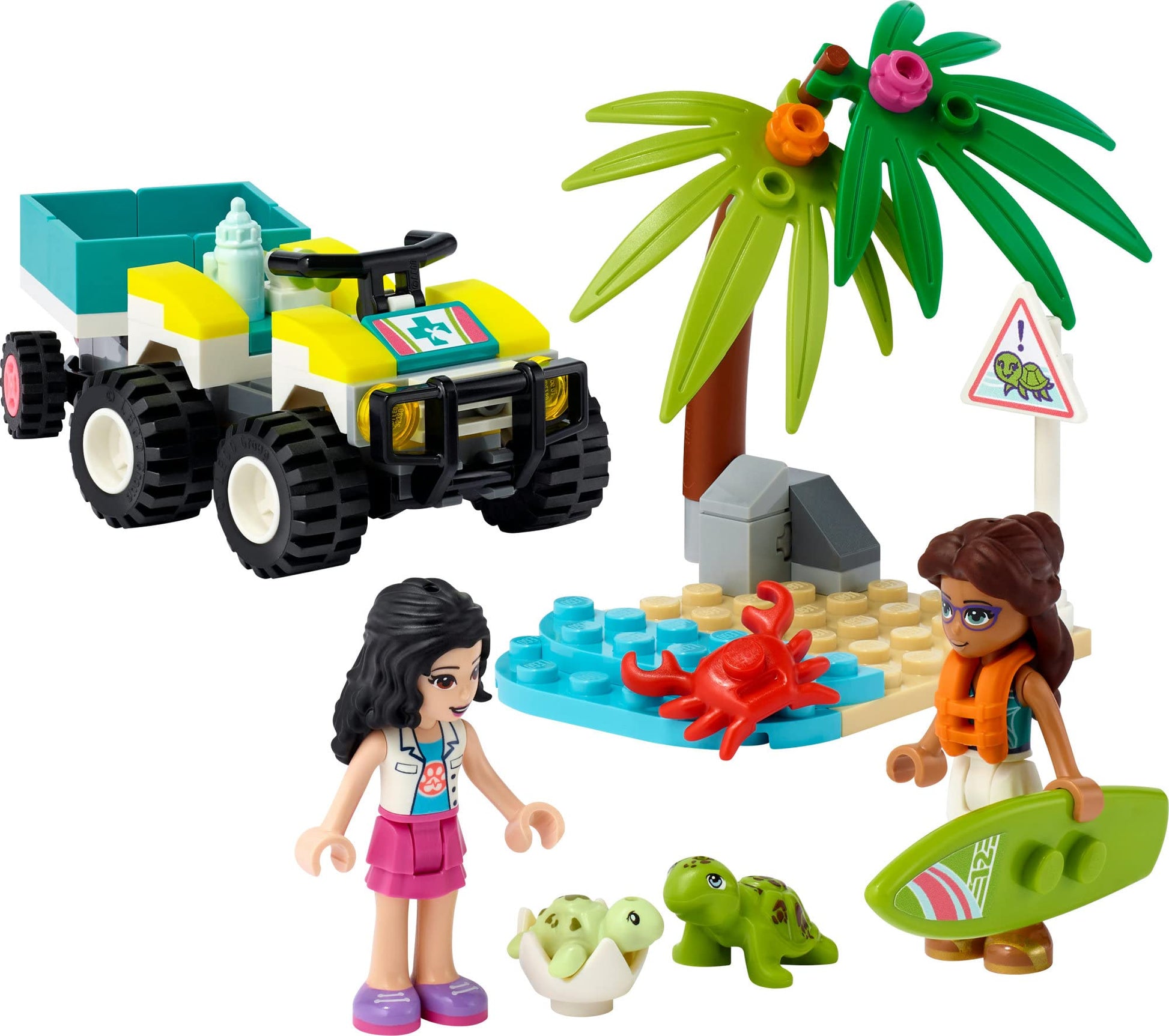 LEGO Friends Turtle Protection Vehicle 41697 Rescue Building Kit Amazon