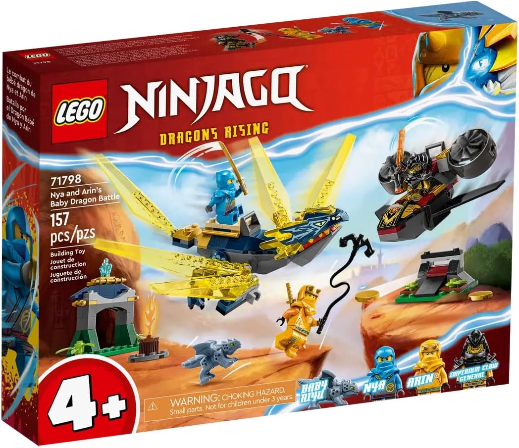 LEGO 71798 NYA and Arin's Baby Dragon Battle - New. Amazon