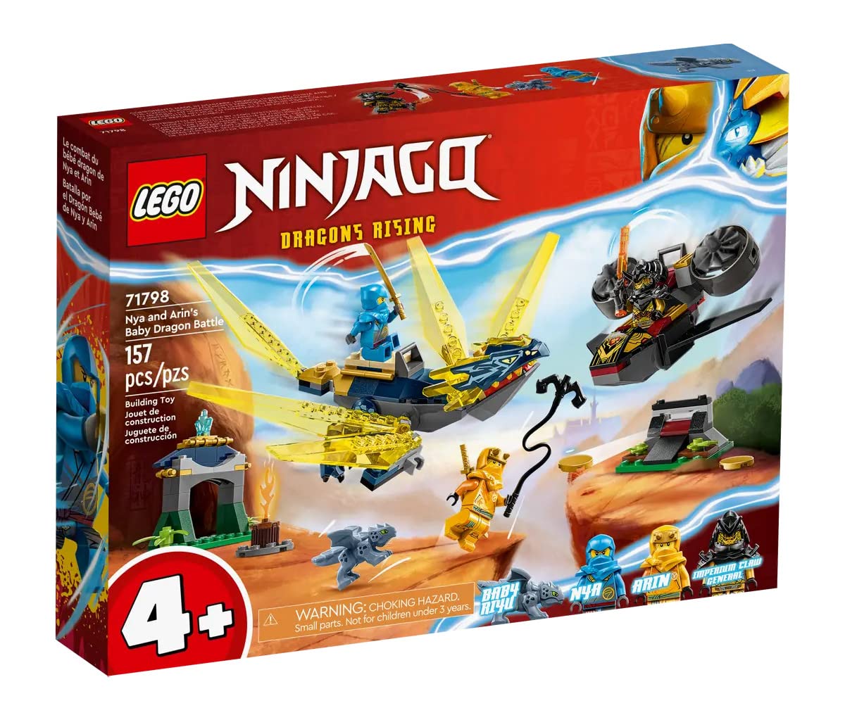 LEGO 71798 NYA and Arin's Baby Dragon Battle - New. Amazon
