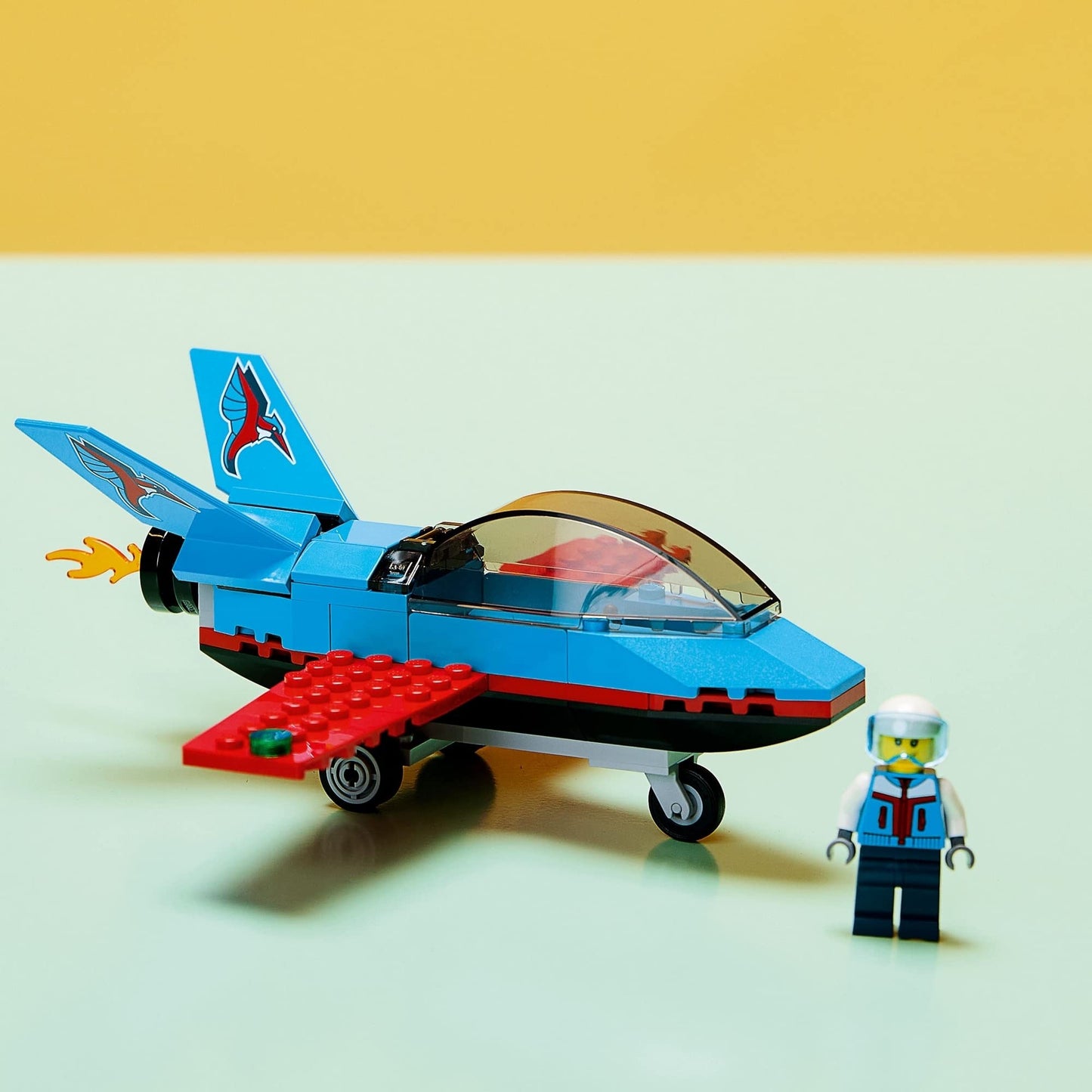 LEGO 60323 City Great Vehicles Stunt Plane Jet Aeroplane Toy Amazon