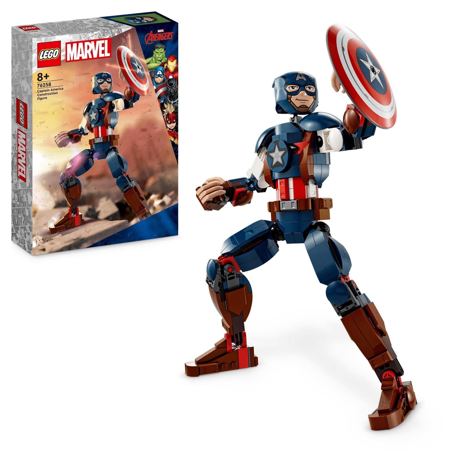 LEGO® Super Heroes Marvel Captain America Construction Figure 76258 Building Toy