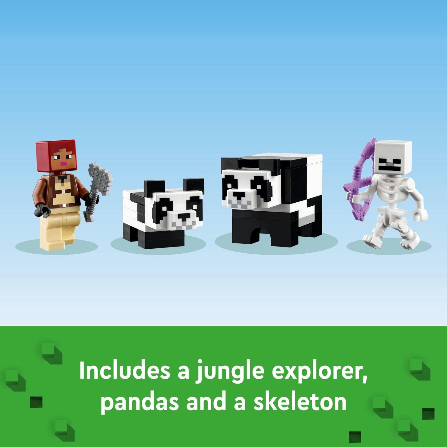 LEGO Minecraft The Panda Haven 21245 Amazon