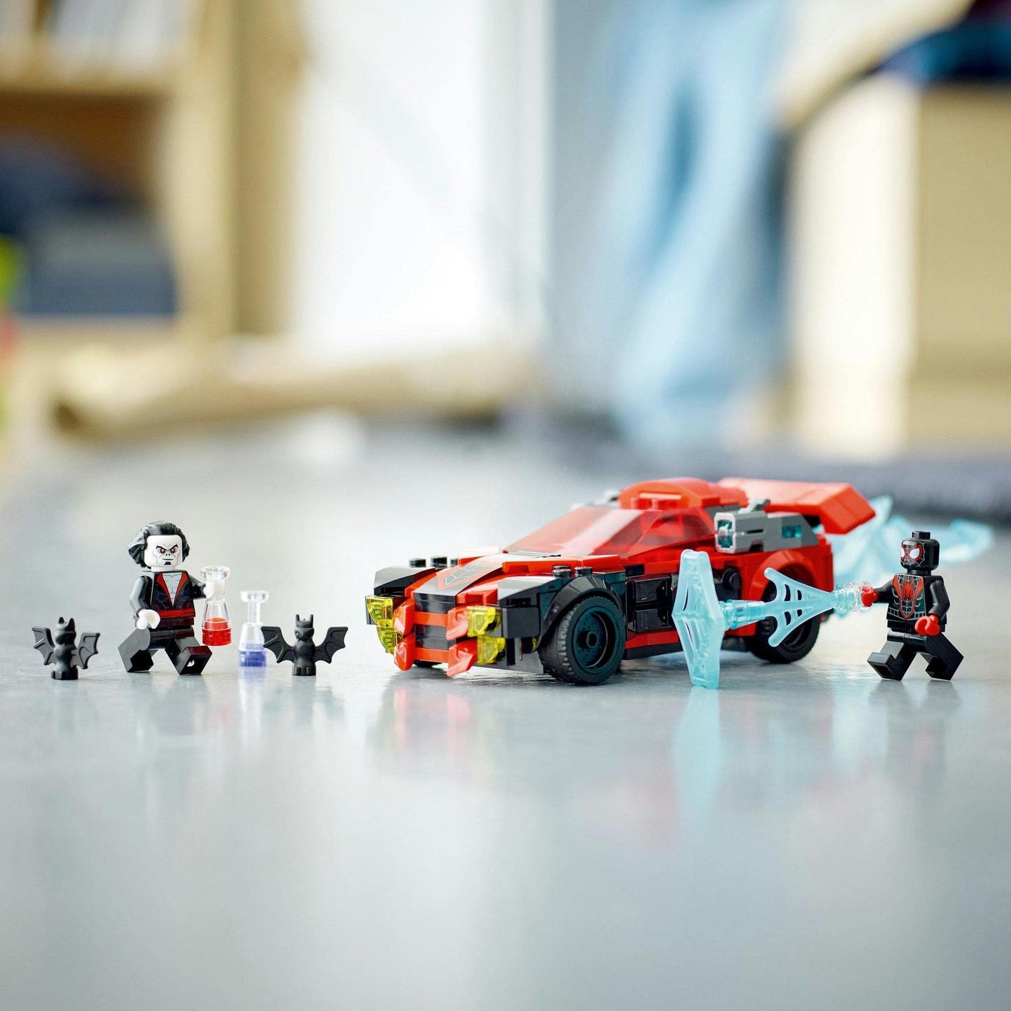 LEGO Super Heroes Marvel Miles Morales vs. Morbius 76244 Brick Island