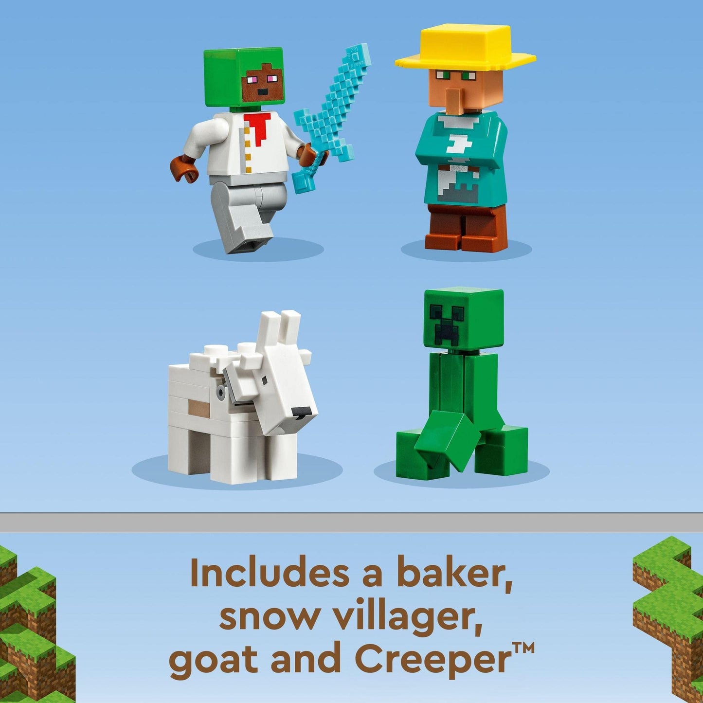 LEGO Minecraft The Bakery Building Kit; Fun Gaming Toy 21184 Amazon