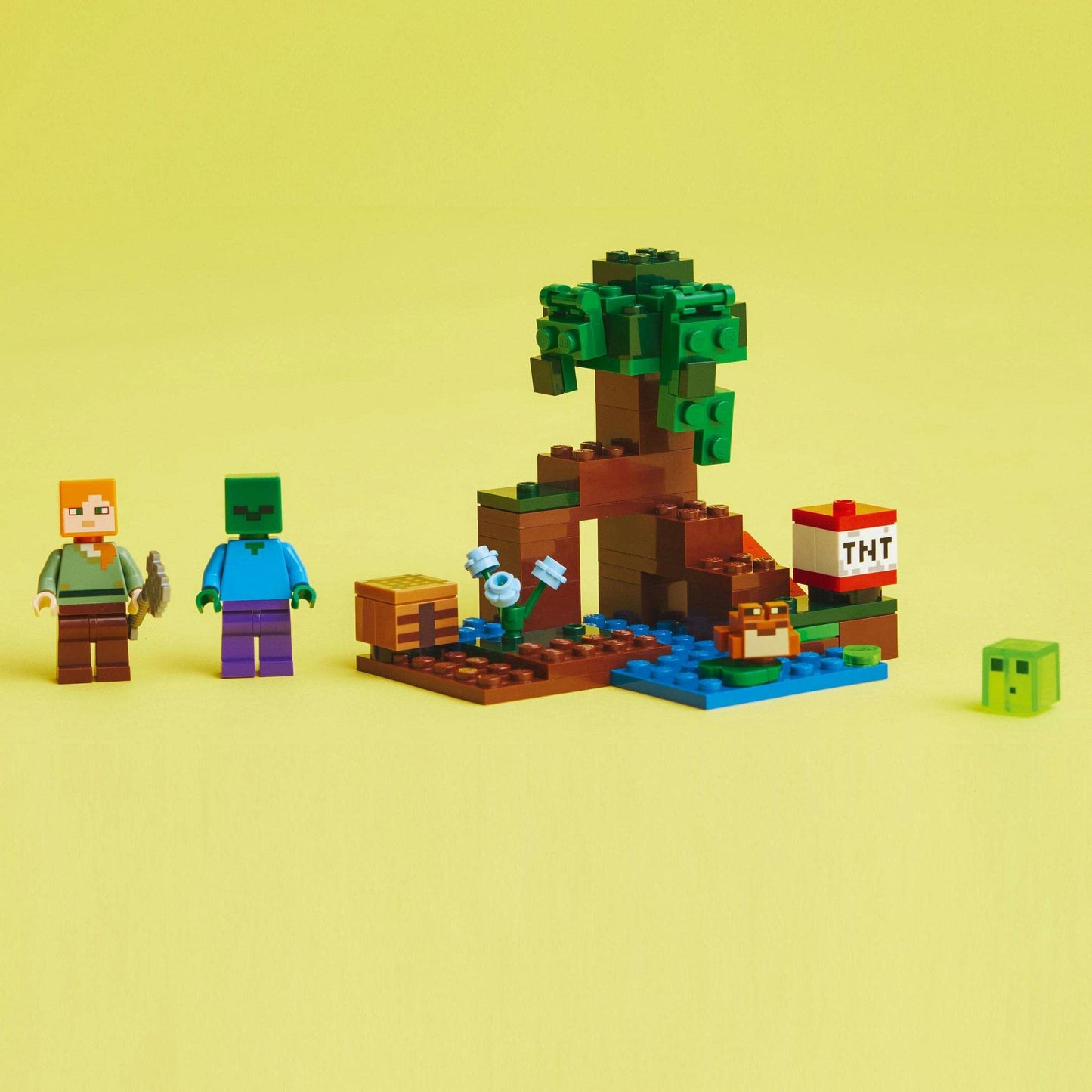 LEGO Minecraft The Swamp Adventure 21240 Building Toy Amazon