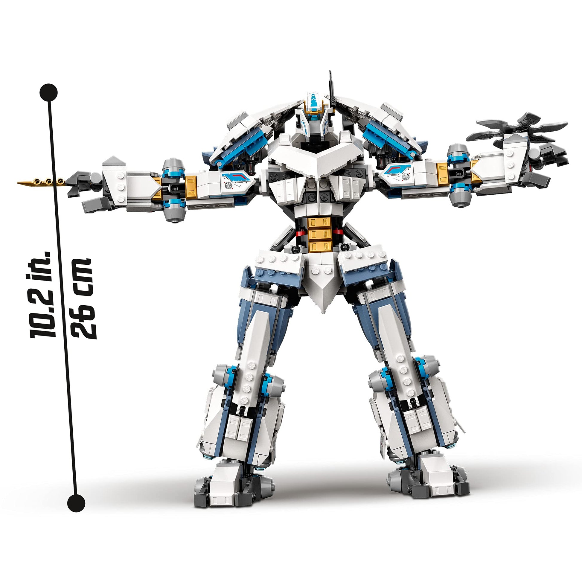LEGO 71738 NINJAGO Legacy Zane’s Titan Mech Battle Ninja Building Set Amazon