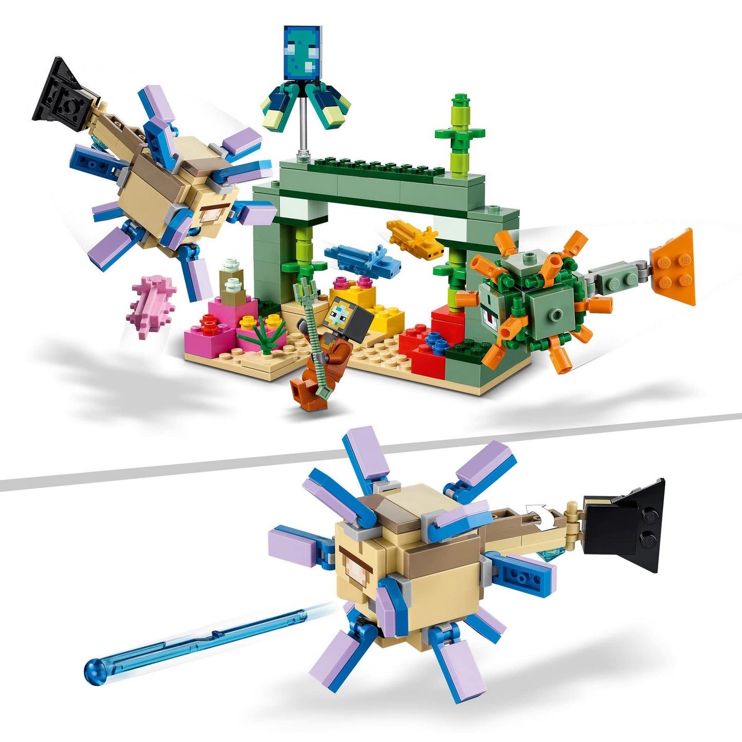 LEGO Minecraft The Guardian Battle Building Kit 21180 Amazon