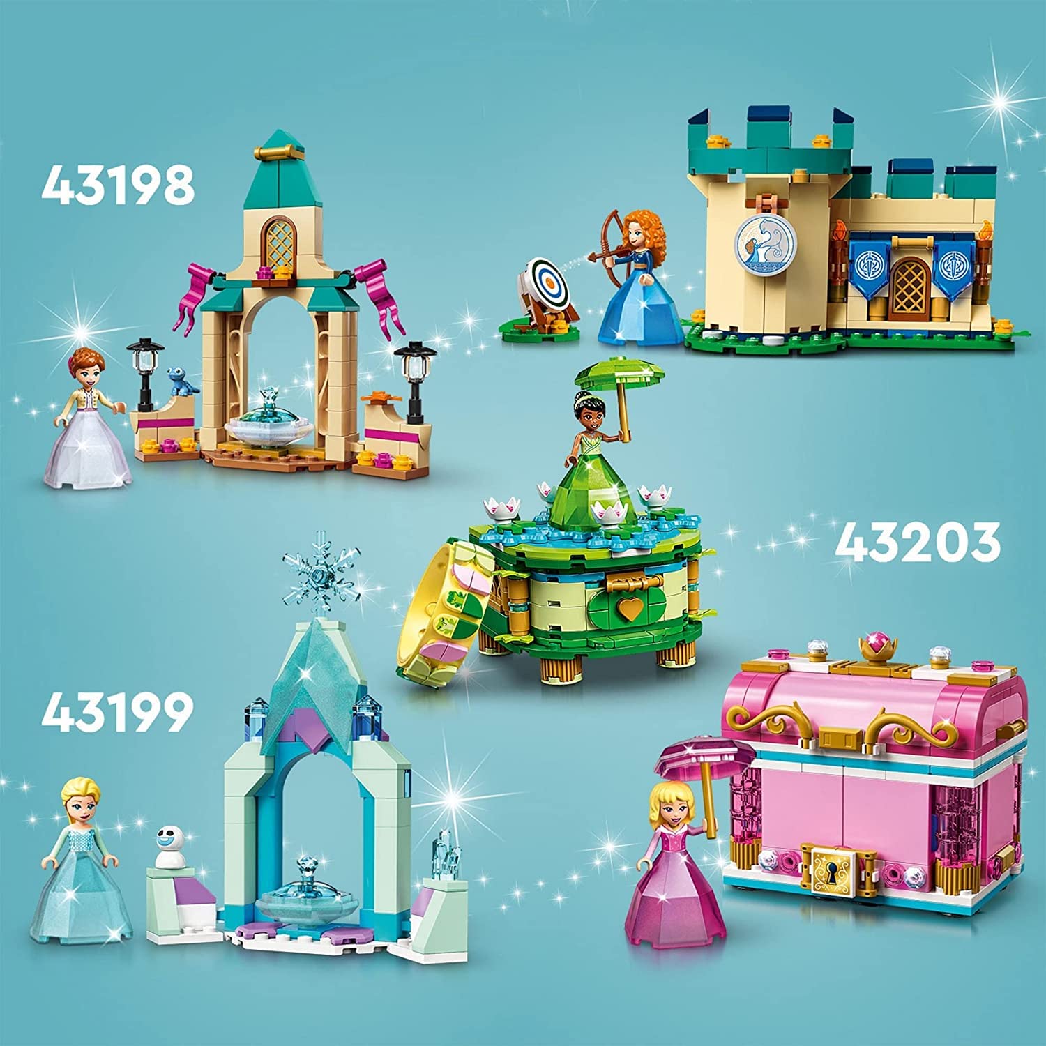 LEGO® Disney Princess Elsa’s Castle Courtyard 43199, Building Kit Amazon