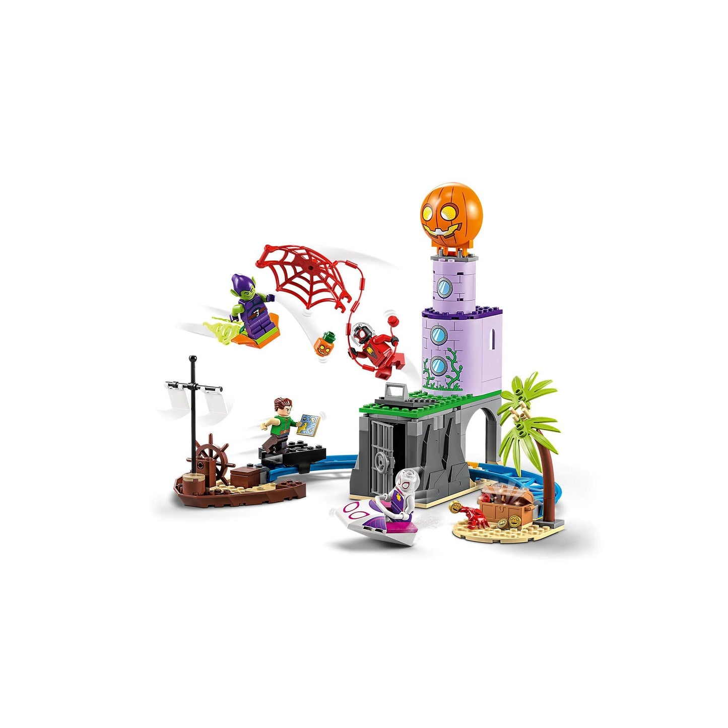 LEGO® Super Heroes Marvel Team Spidey at Green Goblin's Lighthouse 10790 Building Toy Amazon