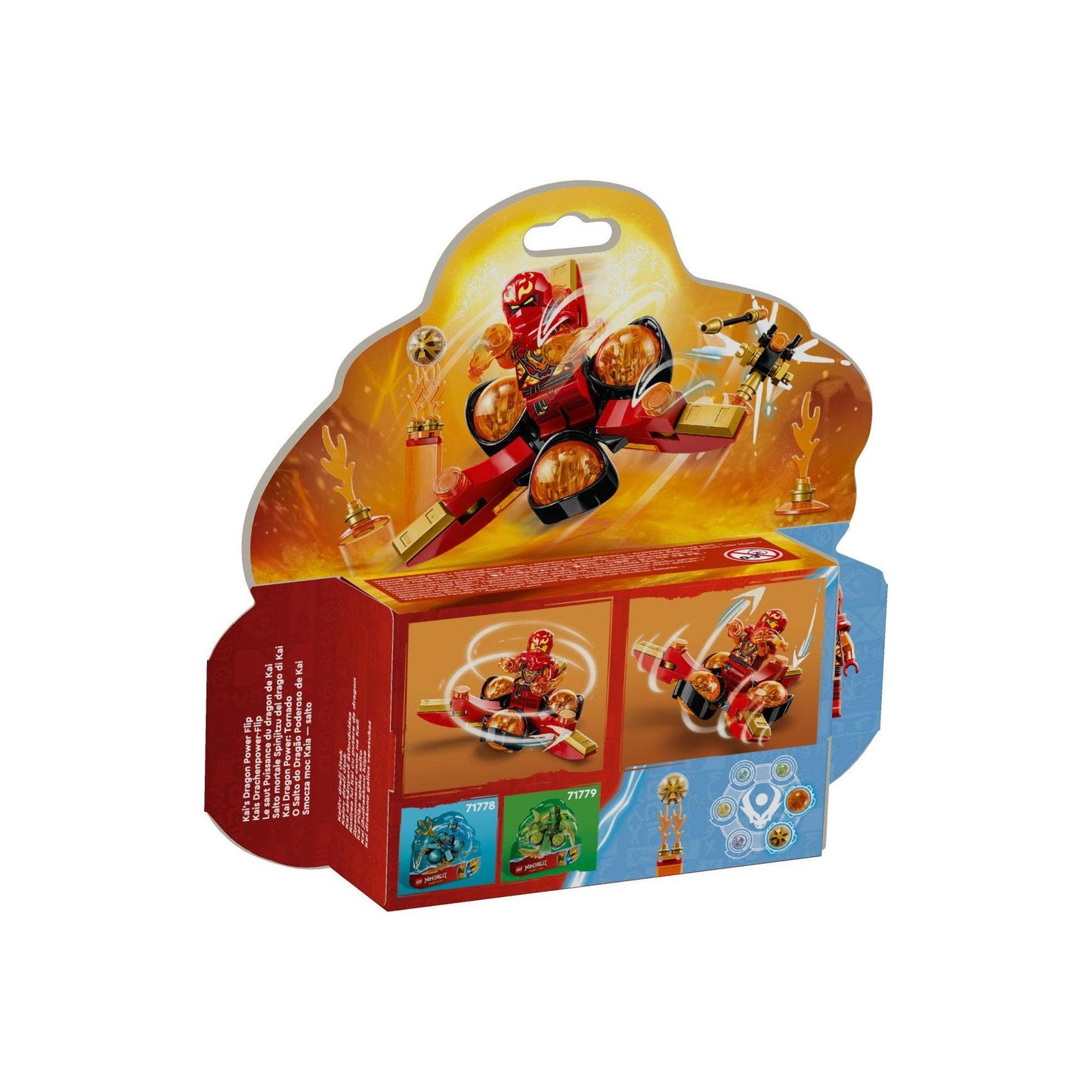 LEGO® NINJAGO® Kai’s Dragon Power Spinjitzu Flip 71777 Building Toy Amazon