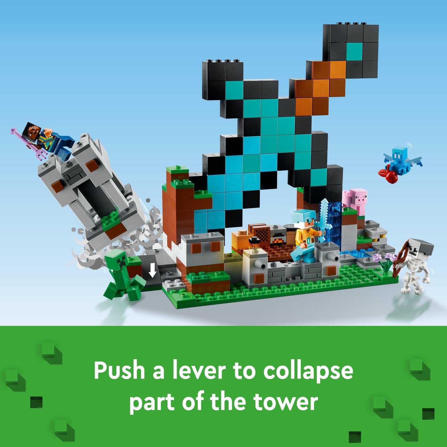 LEGO Minecraft The Sword Outpost 21244 Building Toy Amazon