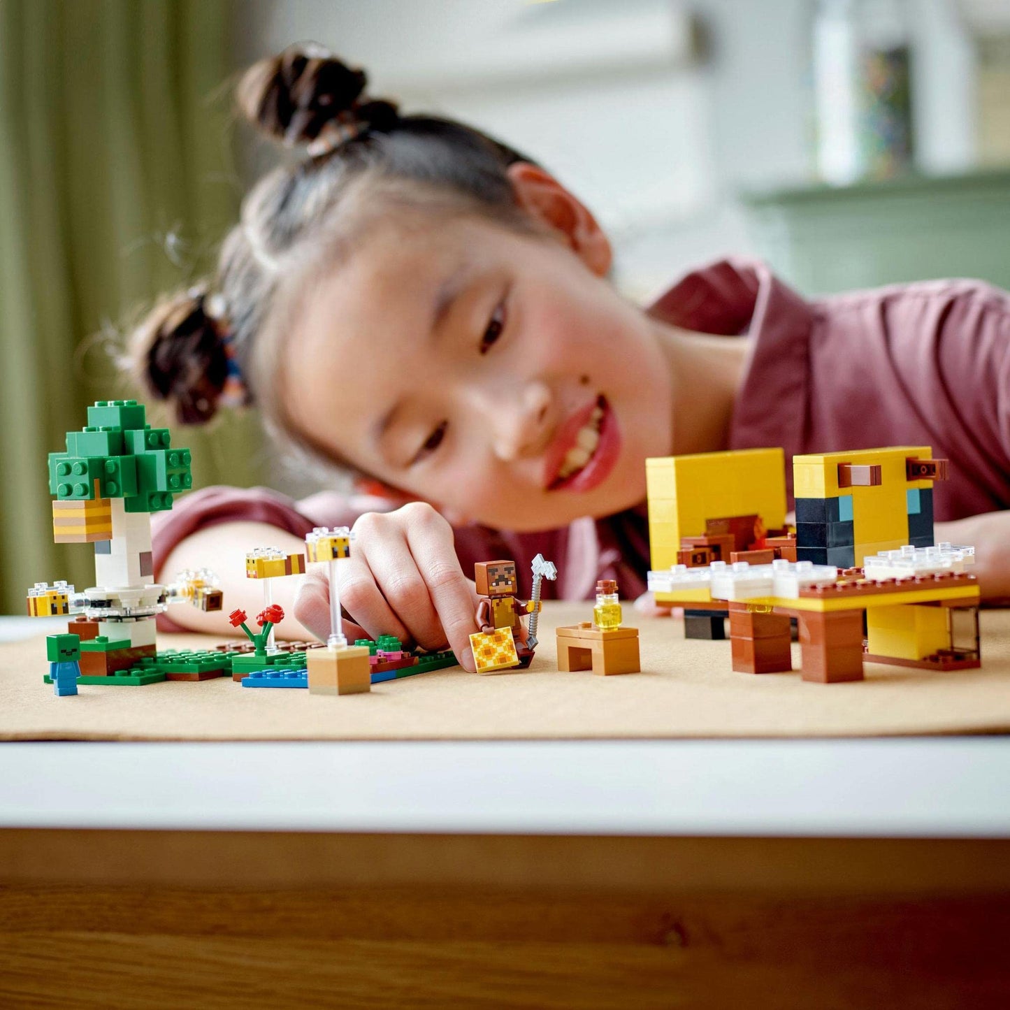 LEGO Minecraft The Bee Cottage 21241 Building Toy Set; Fun Honey Farm and Beehive; for Kids Aged 8+ Amazon