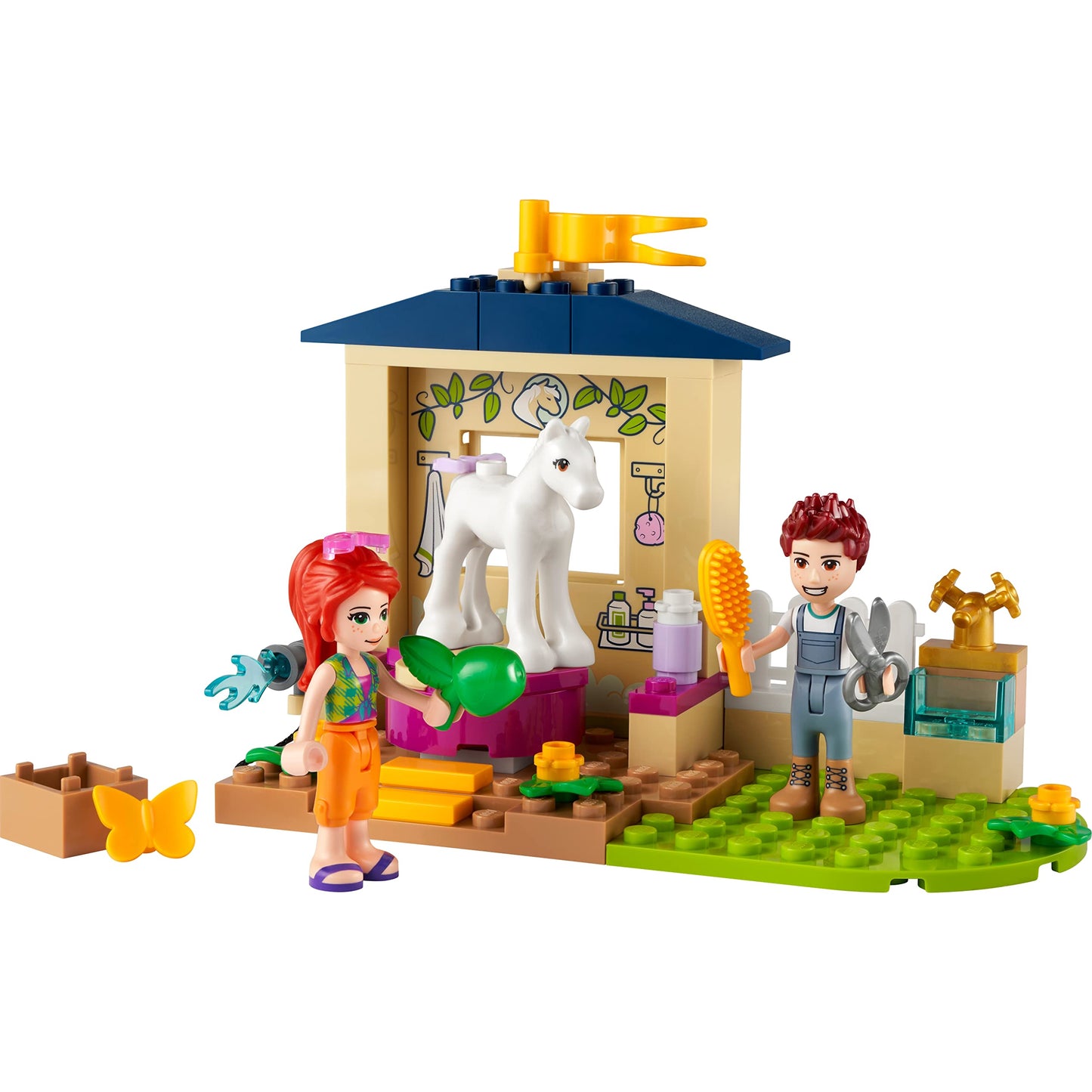 LEGO Friends Pony-Washing Stable Horse Toy