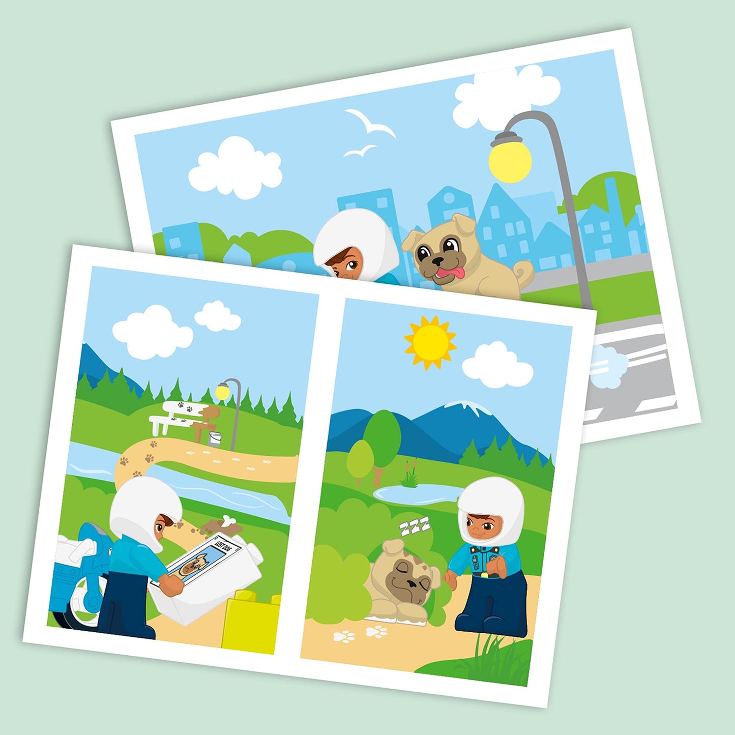 LEGO® DUPLO® Town Rescue Police Motorcycle 10967 Building Toy Amazon