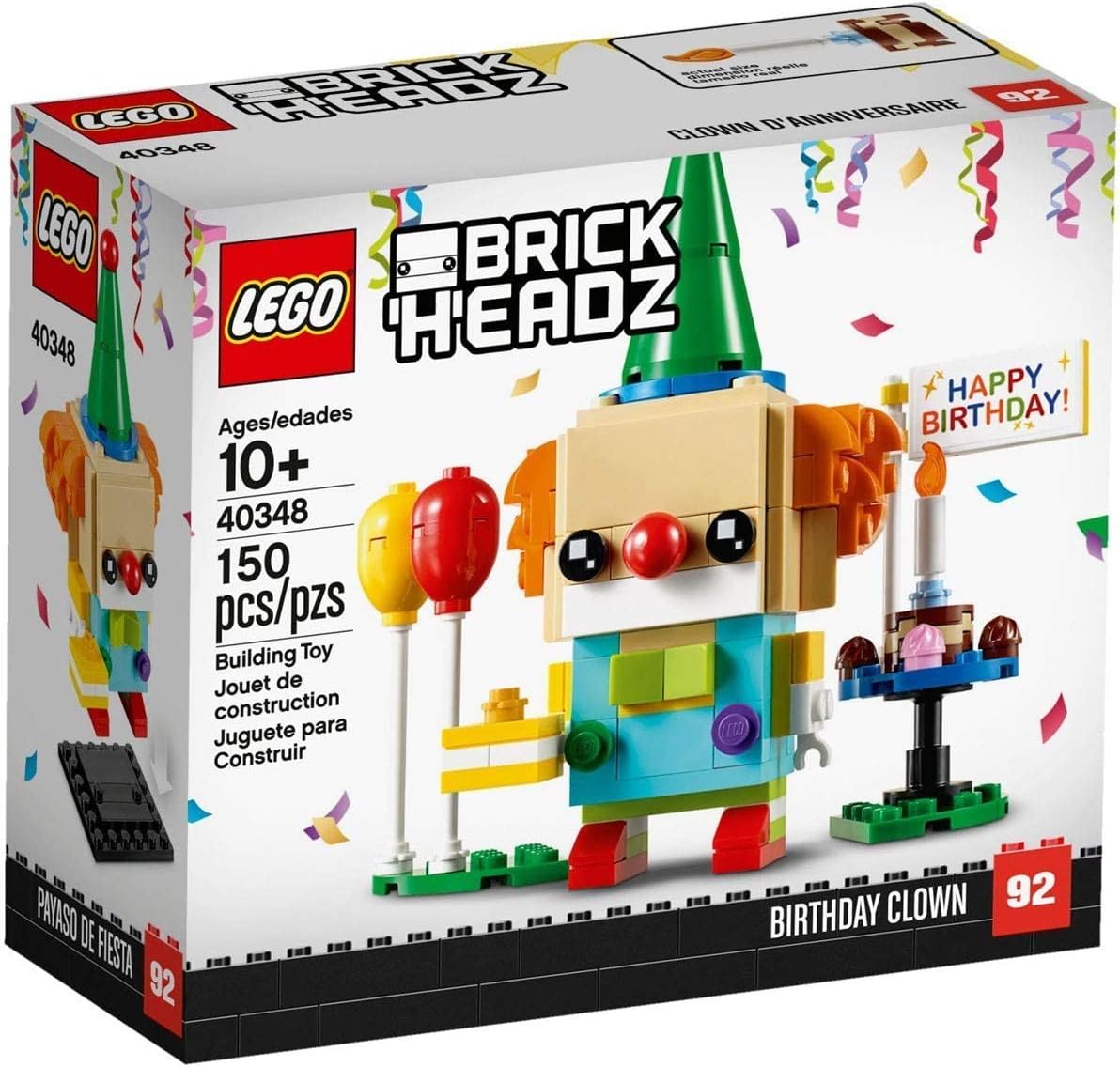 LEGO BrickHeadz Happy Birthday Clown 40348 Amazon