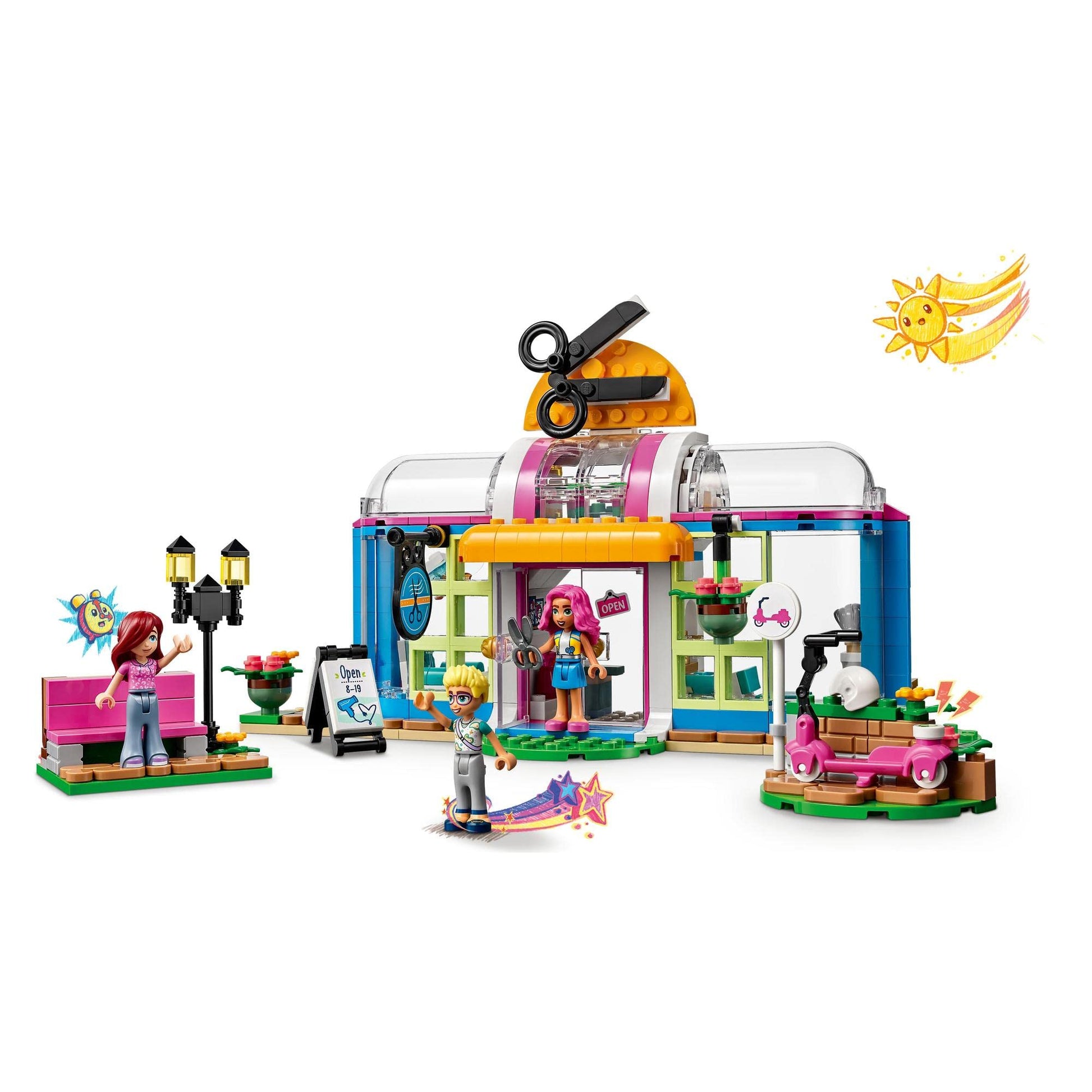 LEGO Friends Hair Salon 41743 Building Toy Set Amazon