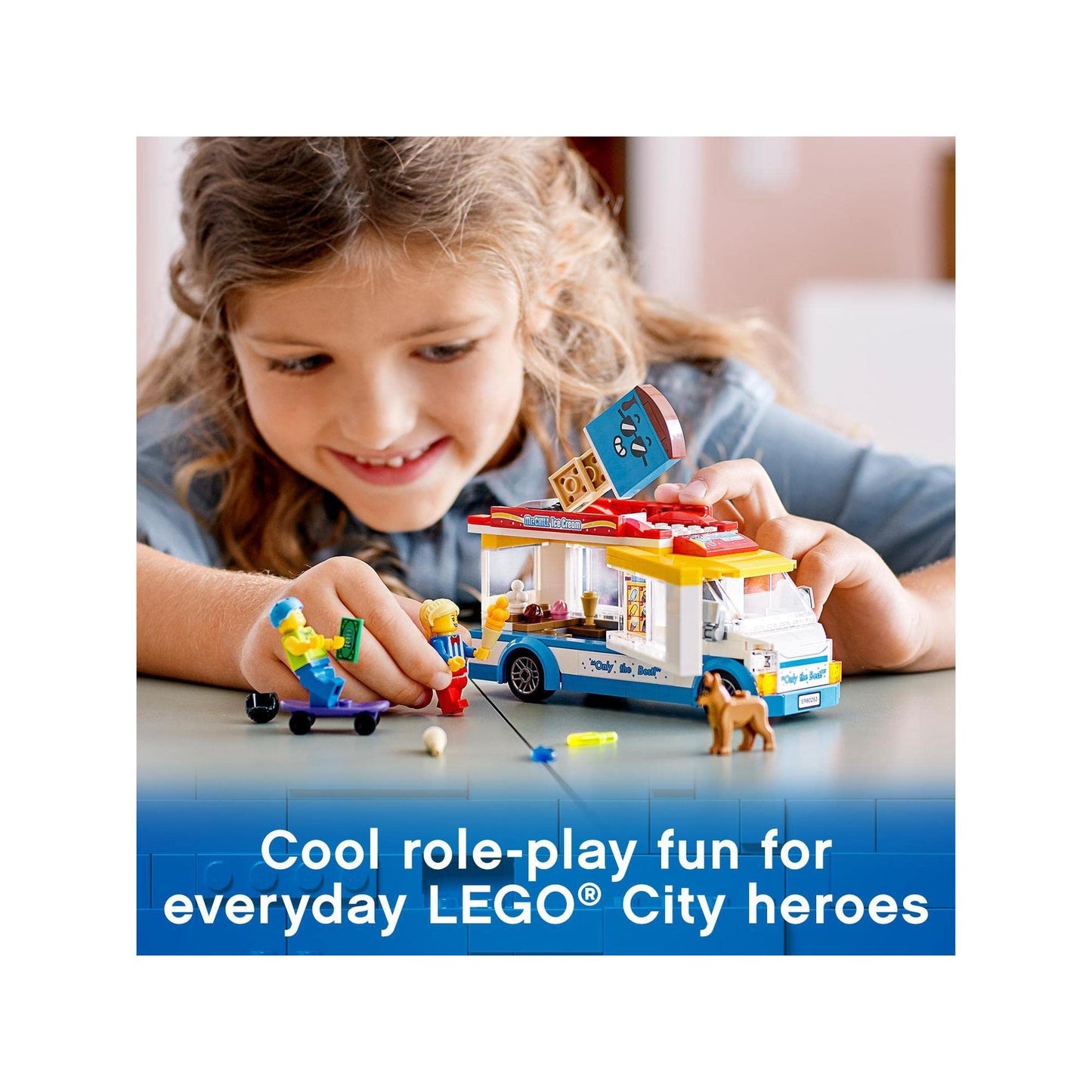 LEGO City Ice-Cream Truck 60253, Cool Building Set for Kids Amazon