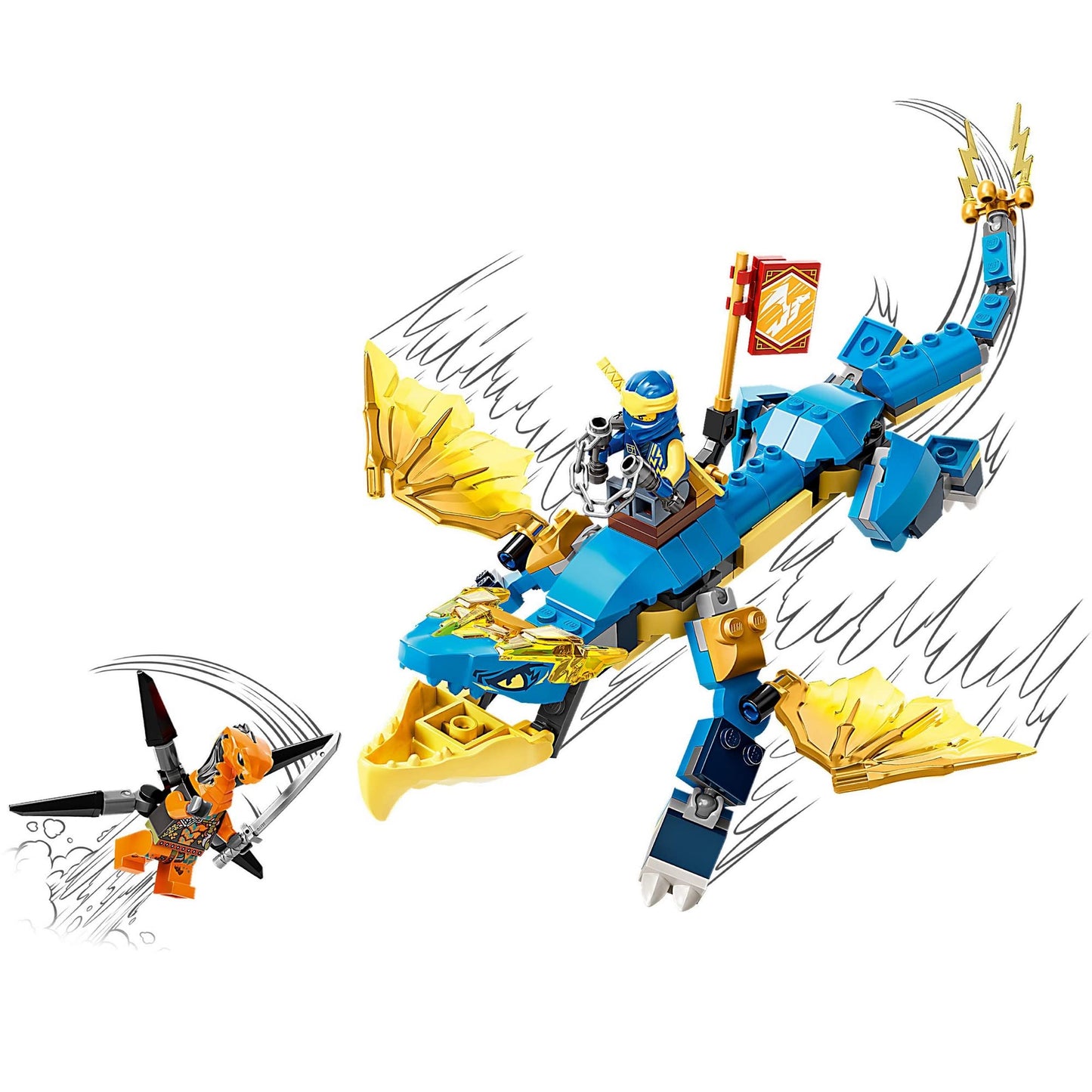 LEGO NINJAGO Jay’s Thunder Dragon EVO Building Kit 71760