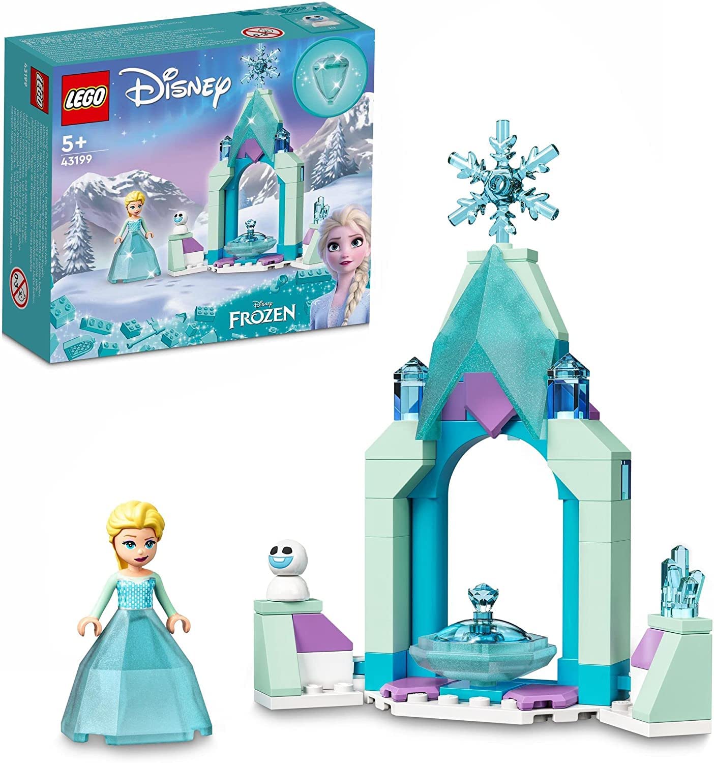 LEGO® Disney Princess Elsa’s Castle Courtyard 43199, Building Kit Amazon