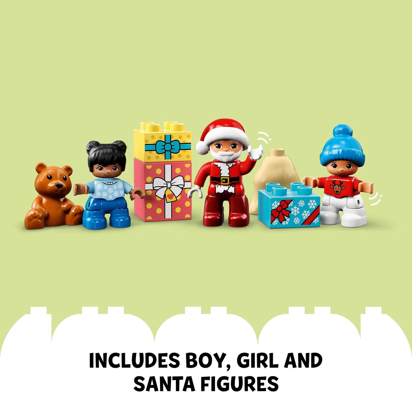 LEGO DUPLO Santa's Gingerbread House Toy
